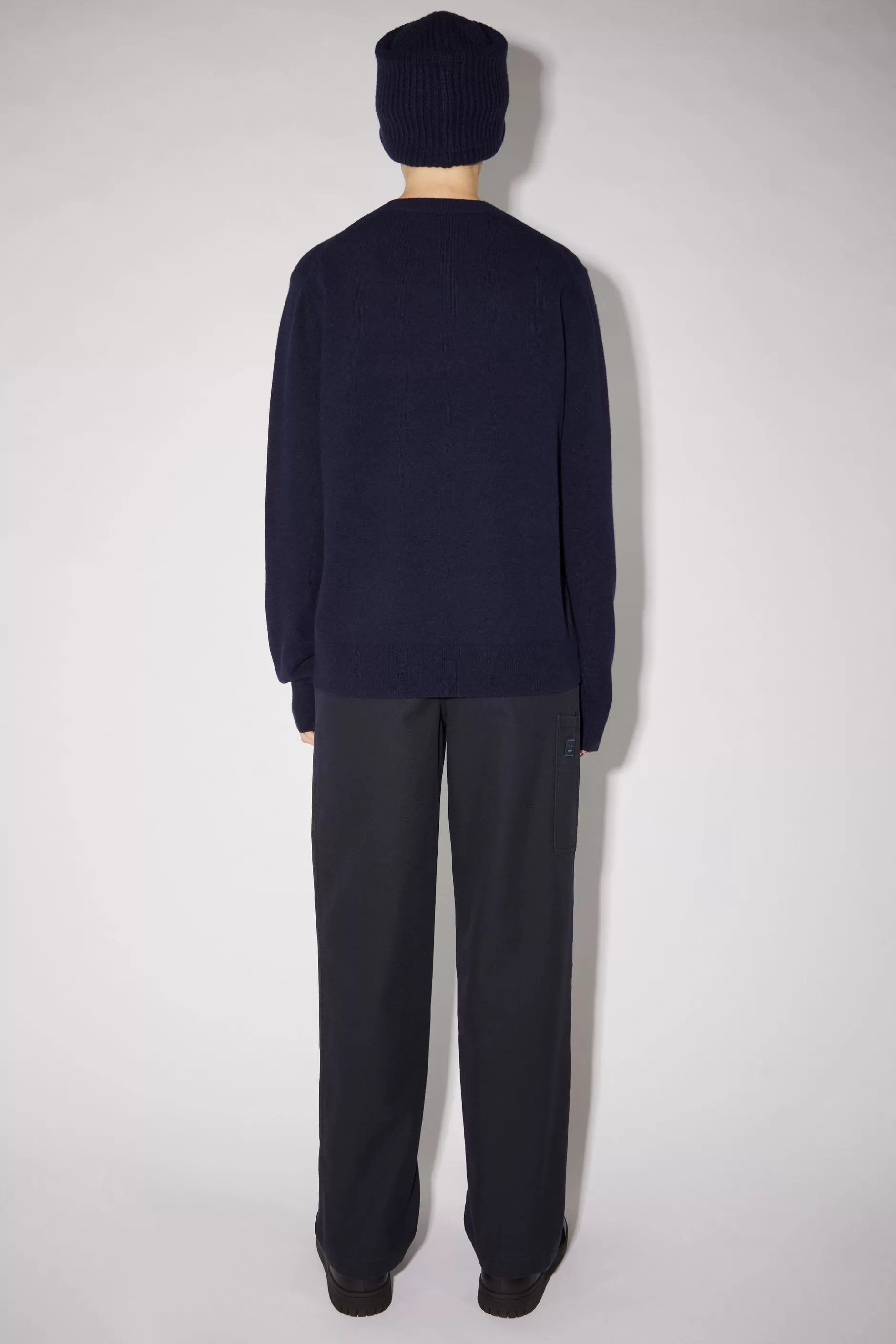 Acne Studios Pullover Mit Rundhalsausschnitt Marineblau Shop