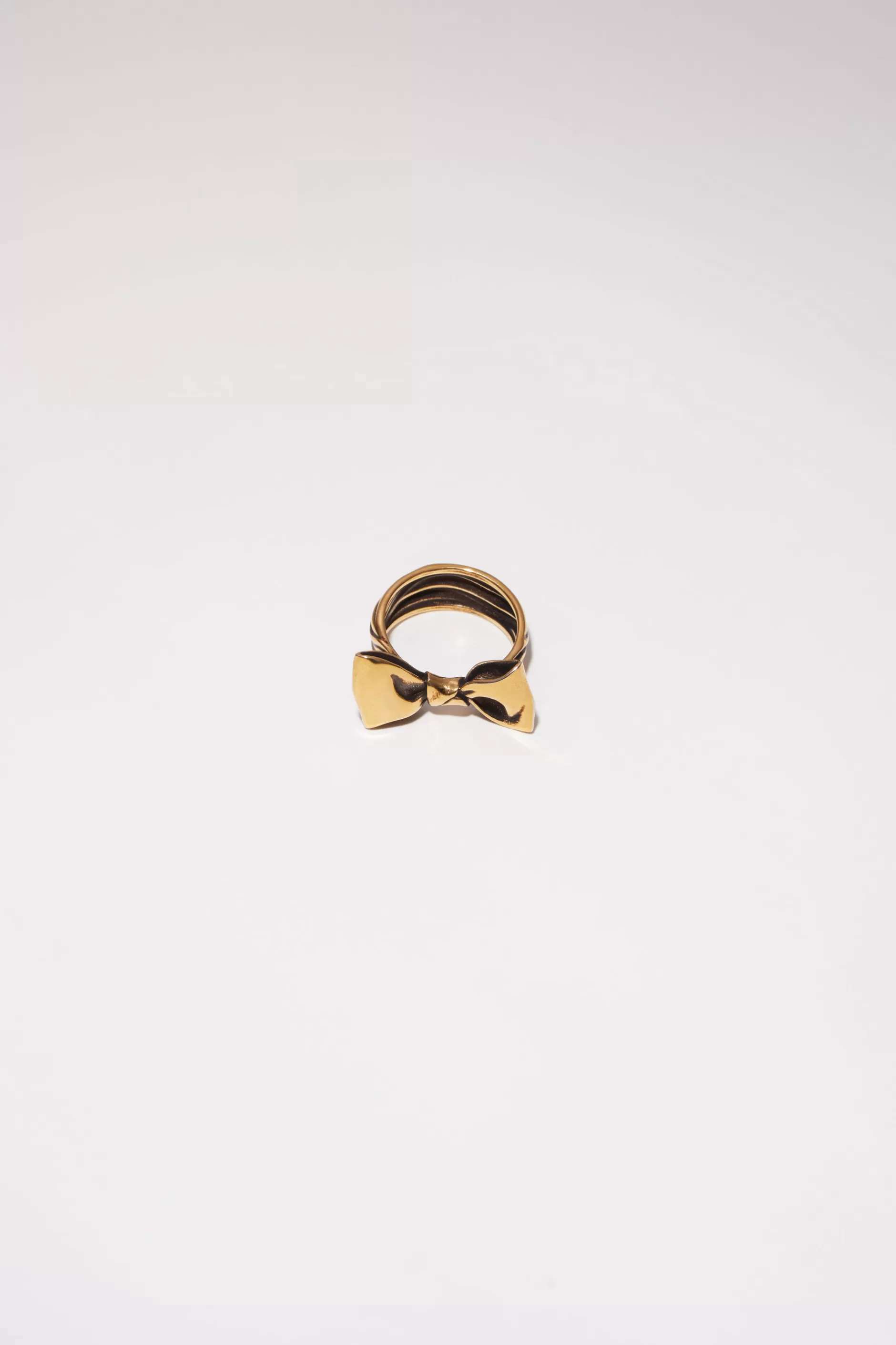 Acne Studios Ring Mit Schleife Antikgold Best