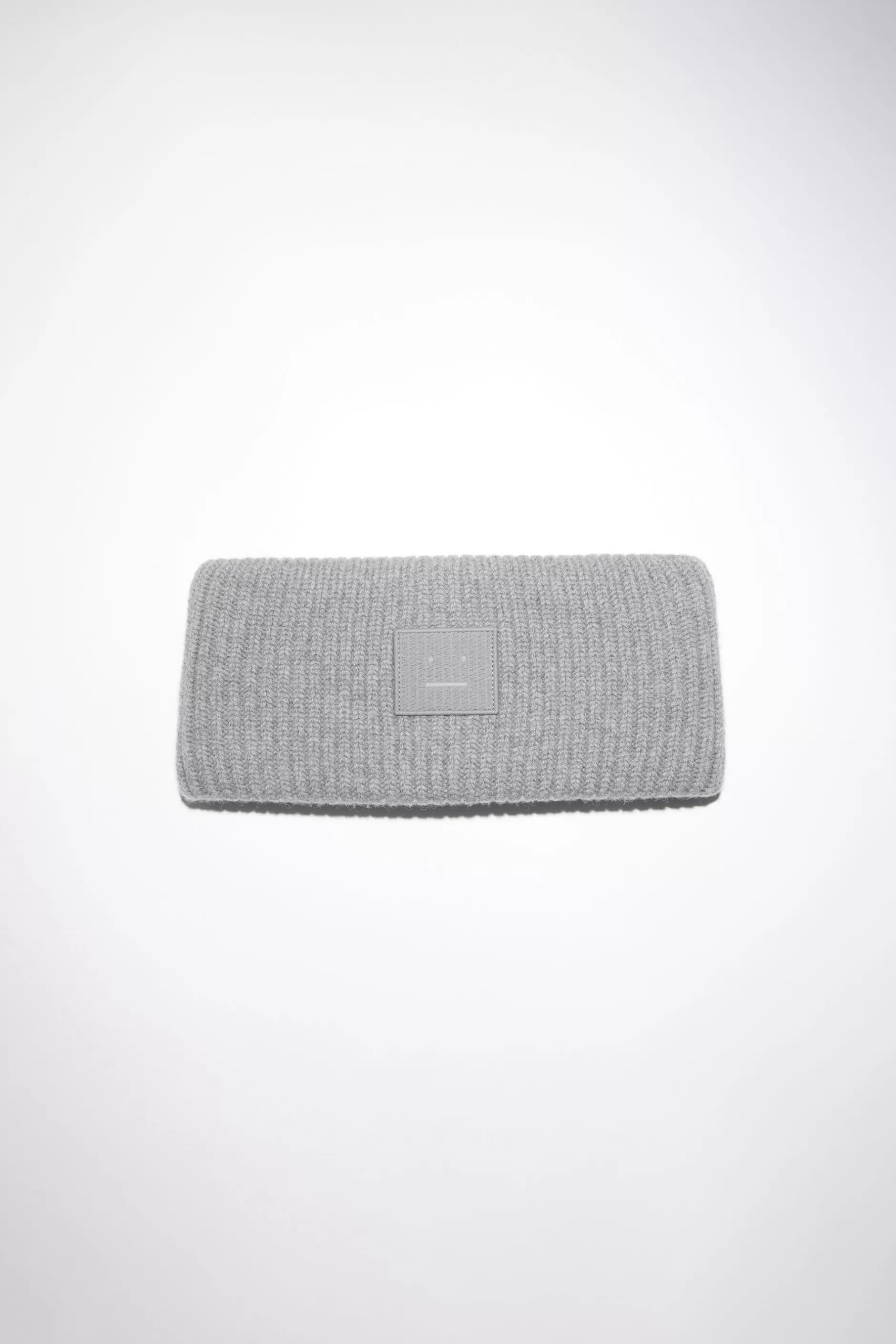 Acne Studios Rippstrick-Stirnband Grau-Meliert Outlet