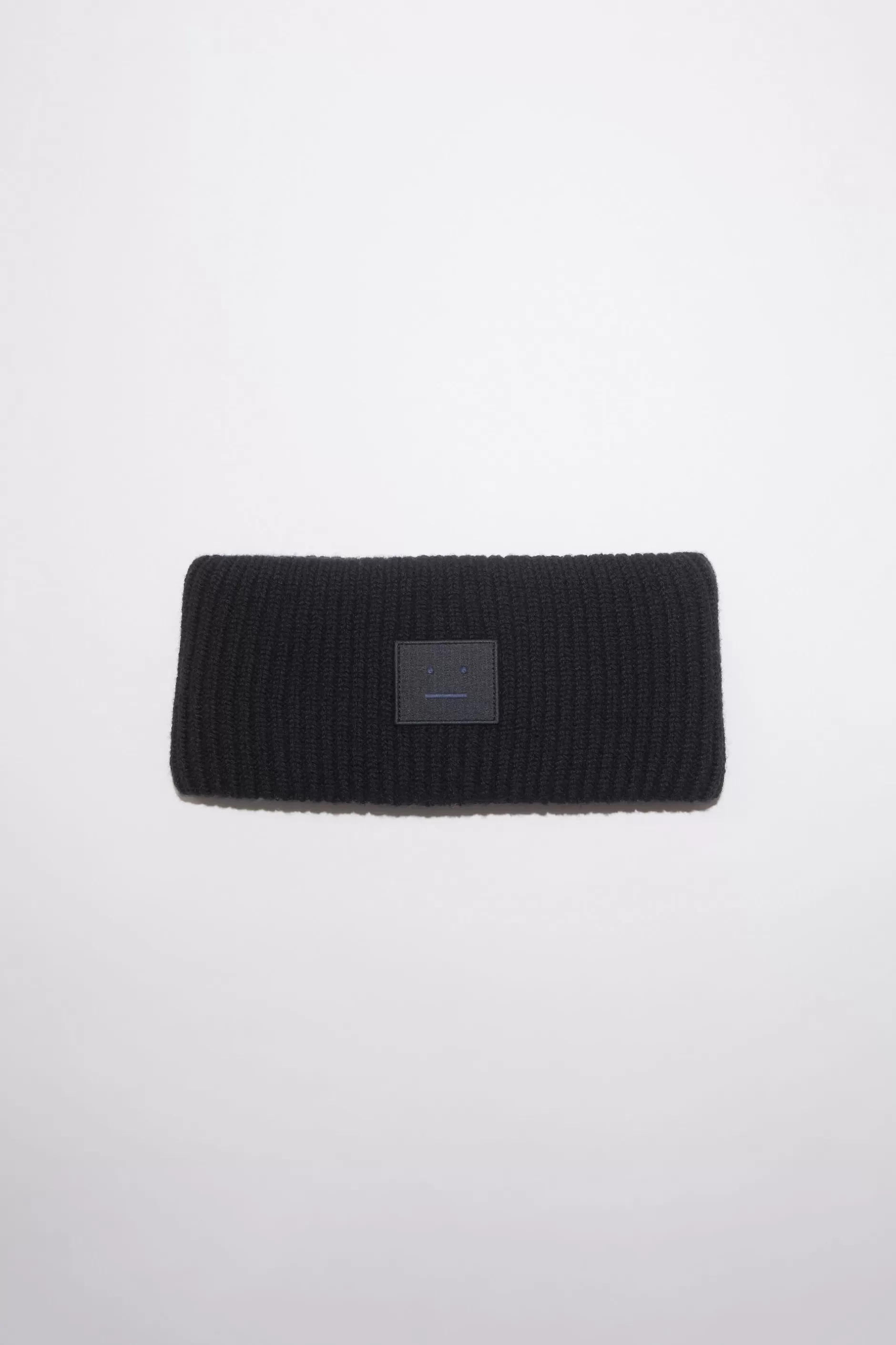 Acne Studios Rippstrick-Stirnband Schwarz Cheap