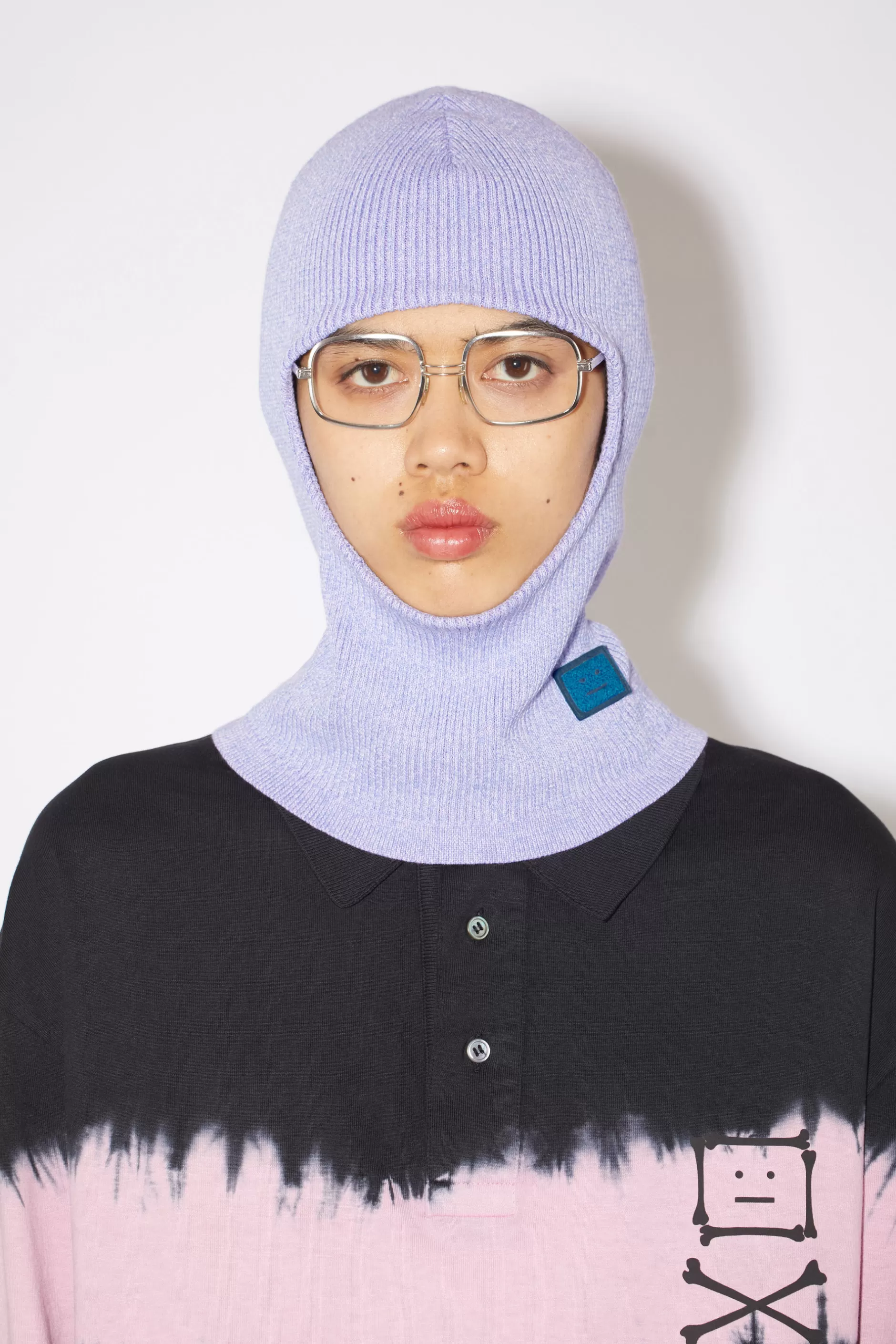 Acne Studios Rippstrick-Sturmhaube Schwertlilien-Violett Online