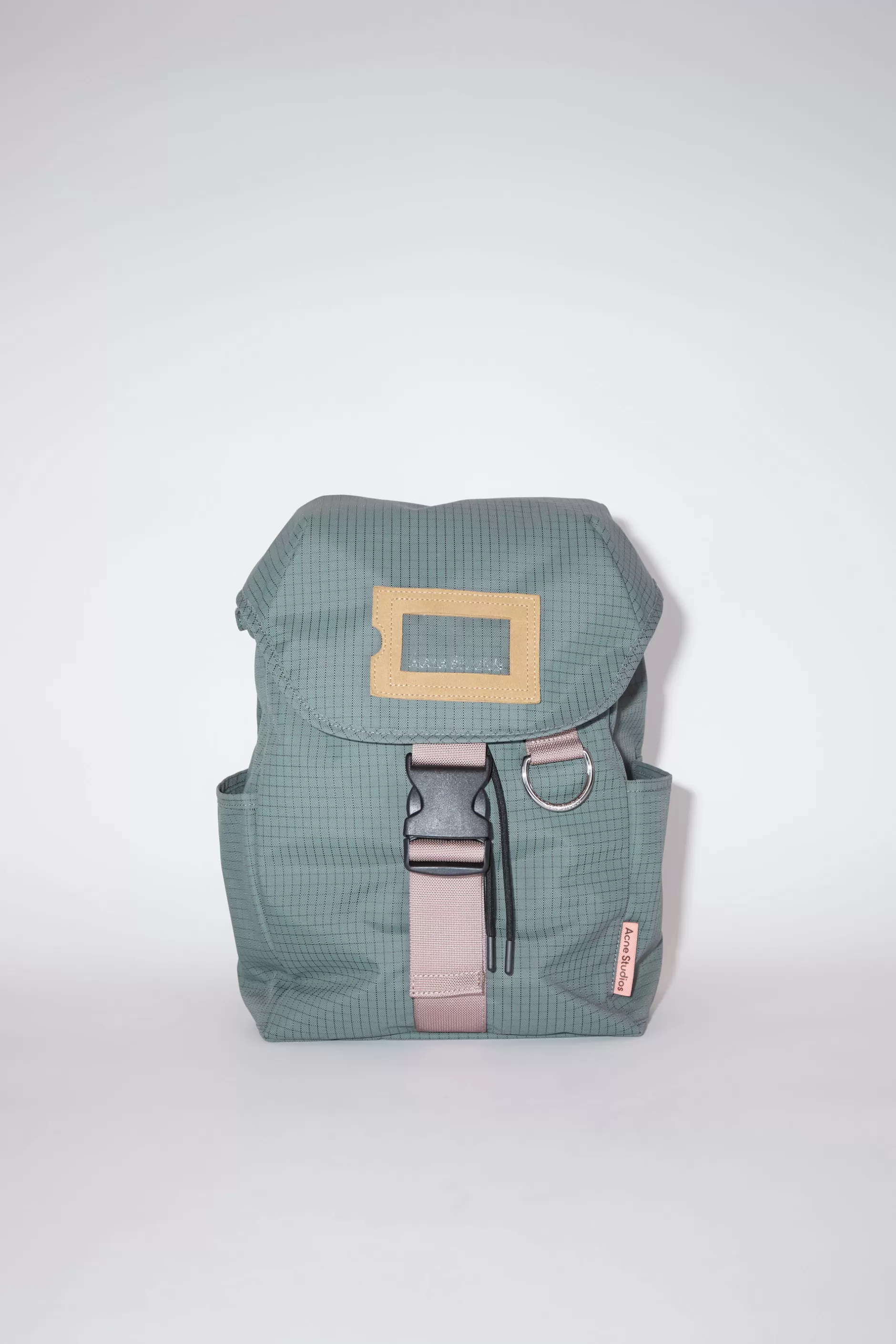 Acne Studios Rucksack Aus Nylon-Ripstop Dunkelgrau/Altrosa Best