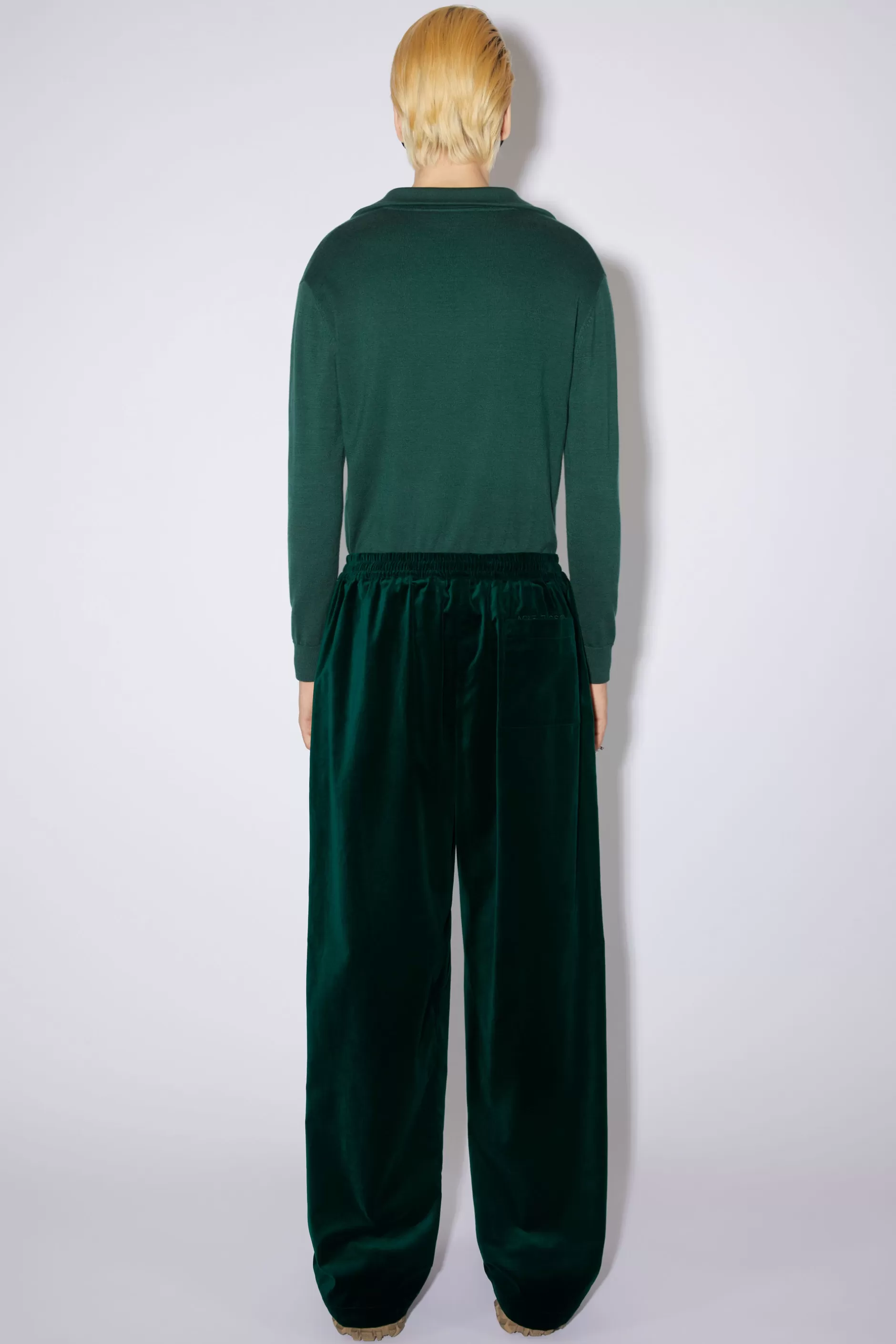 Acne Studios Samthose Dunkelgrun Store