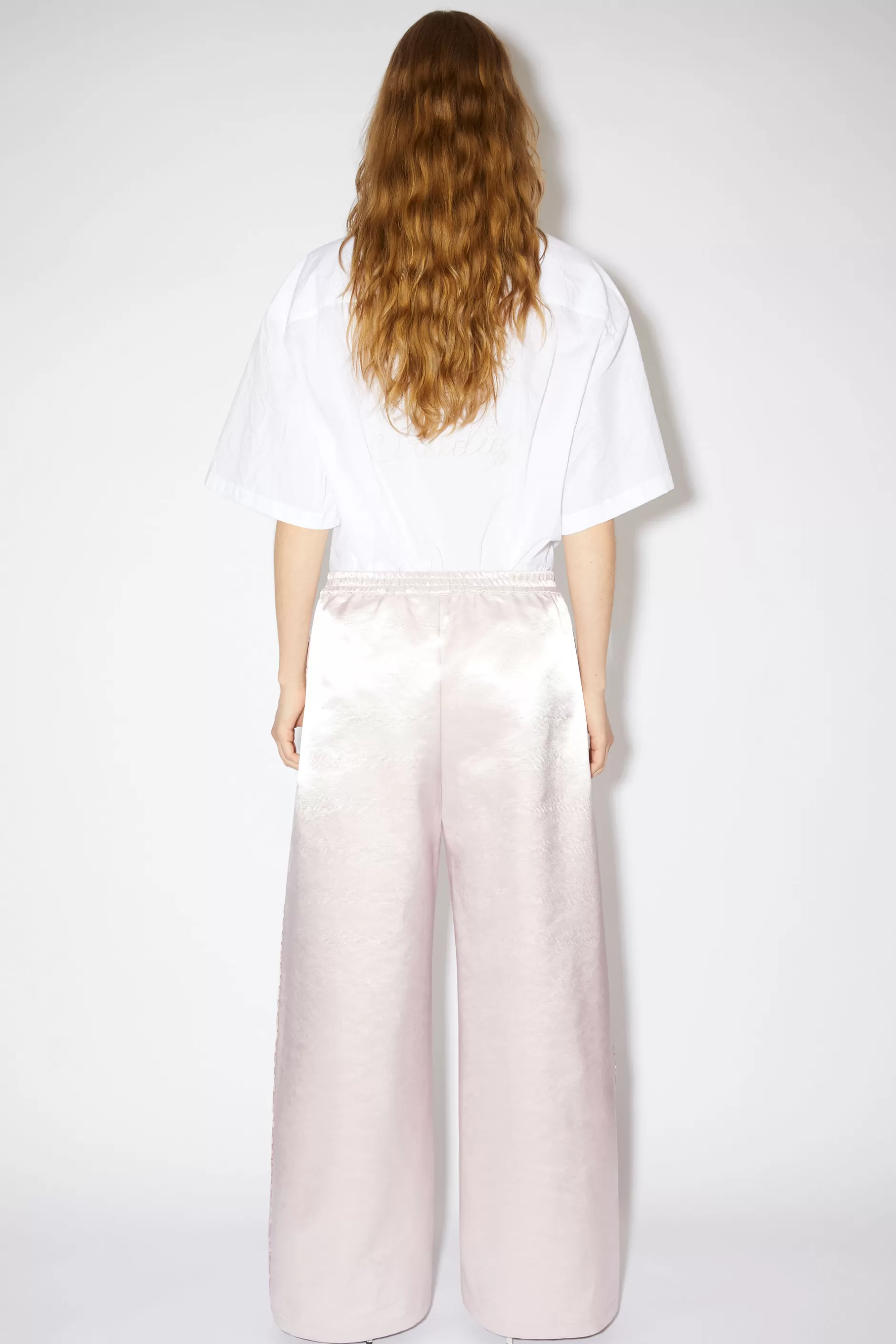 Acne Studios Satinhose Hellrosa Store