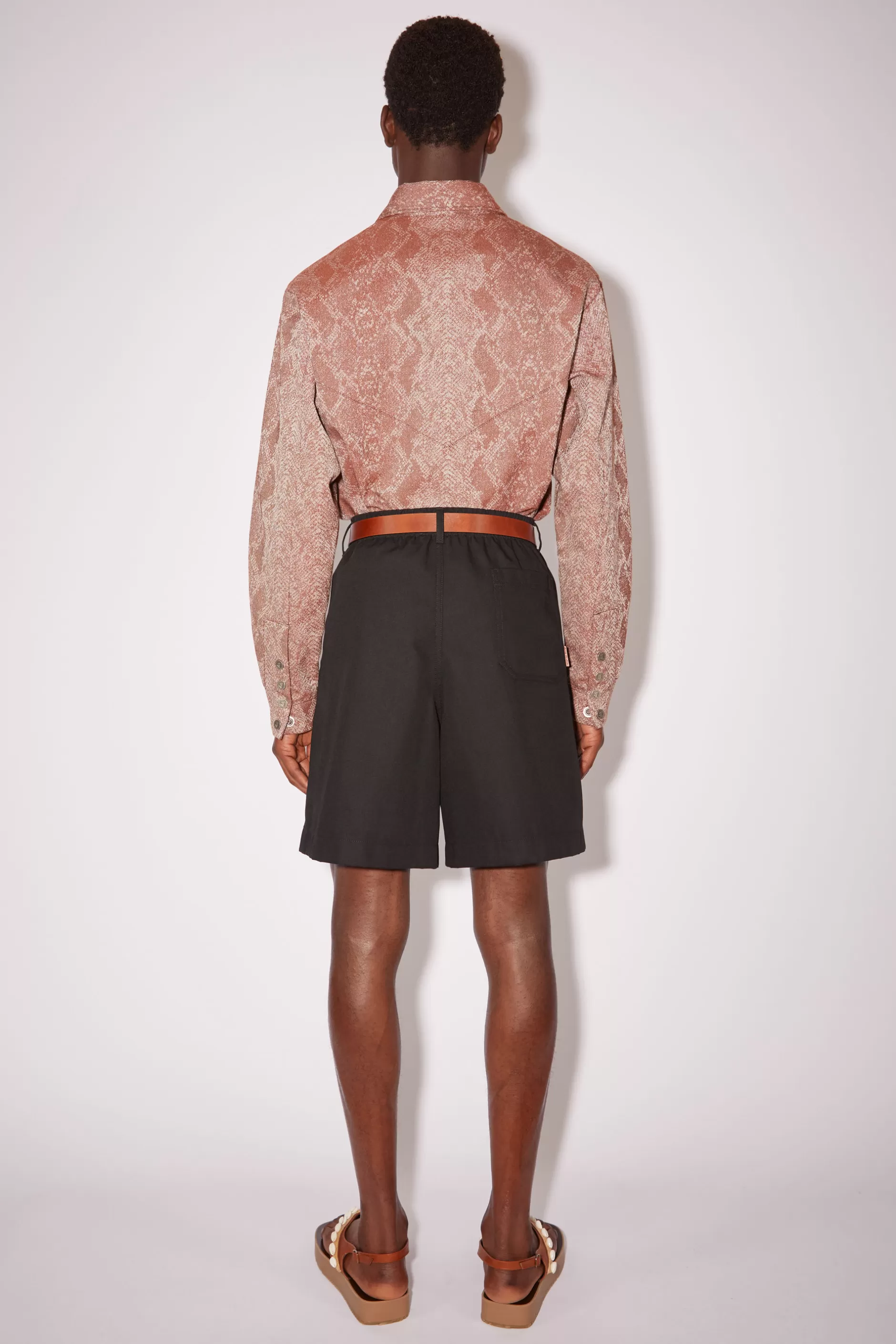 Acne Studios Shorts Aus Baumwollmix Schwarz Best Sale