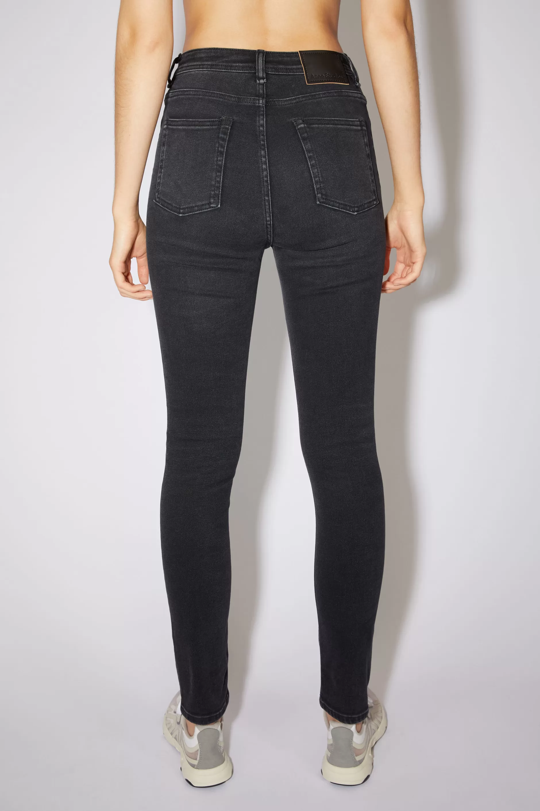 Acne Studios Skinny Fit Jeans - Peg Used Black Discount