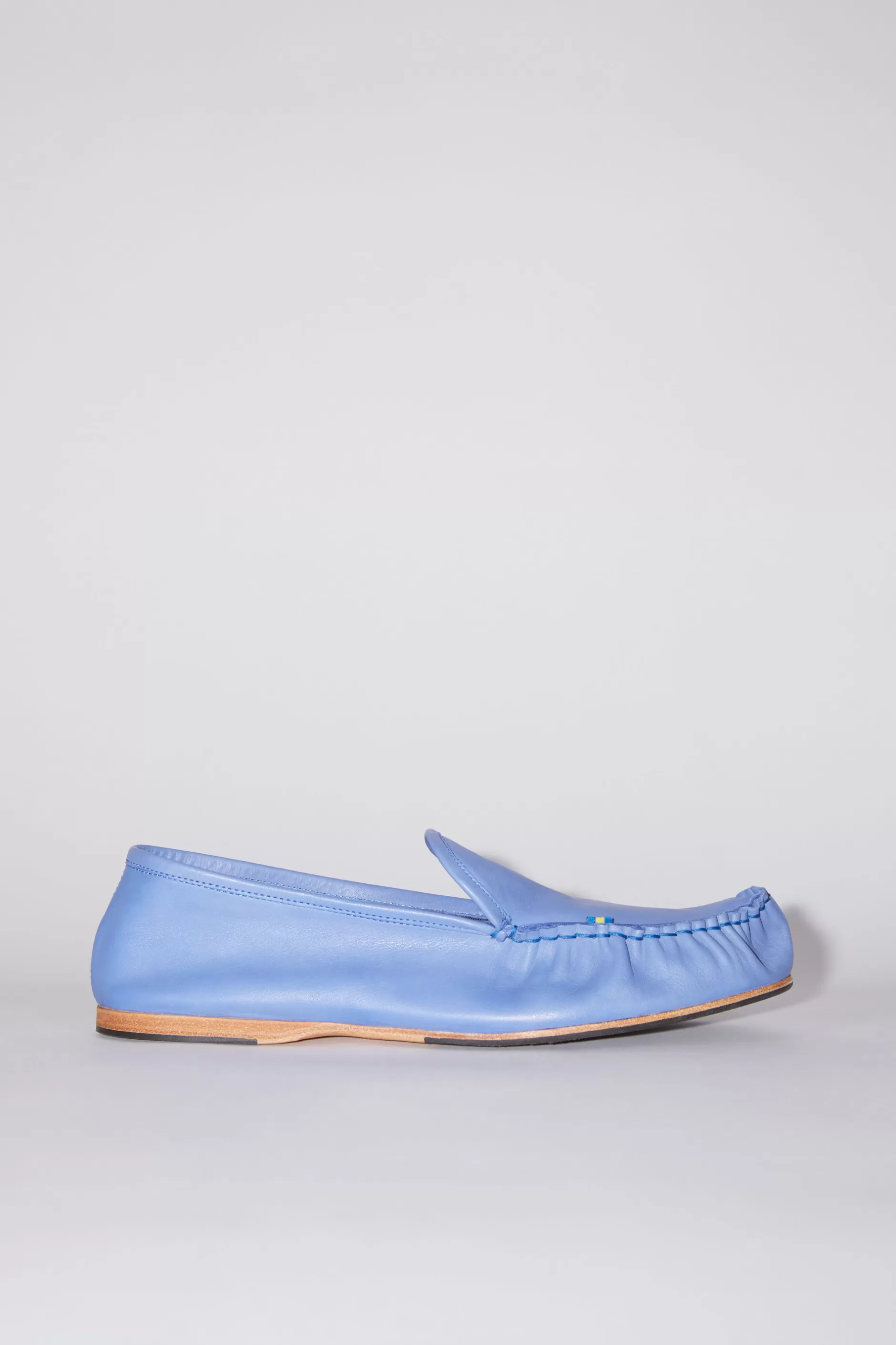 Acne Studios Slip-On-Schuhe Aus Leder Dunkellila Store