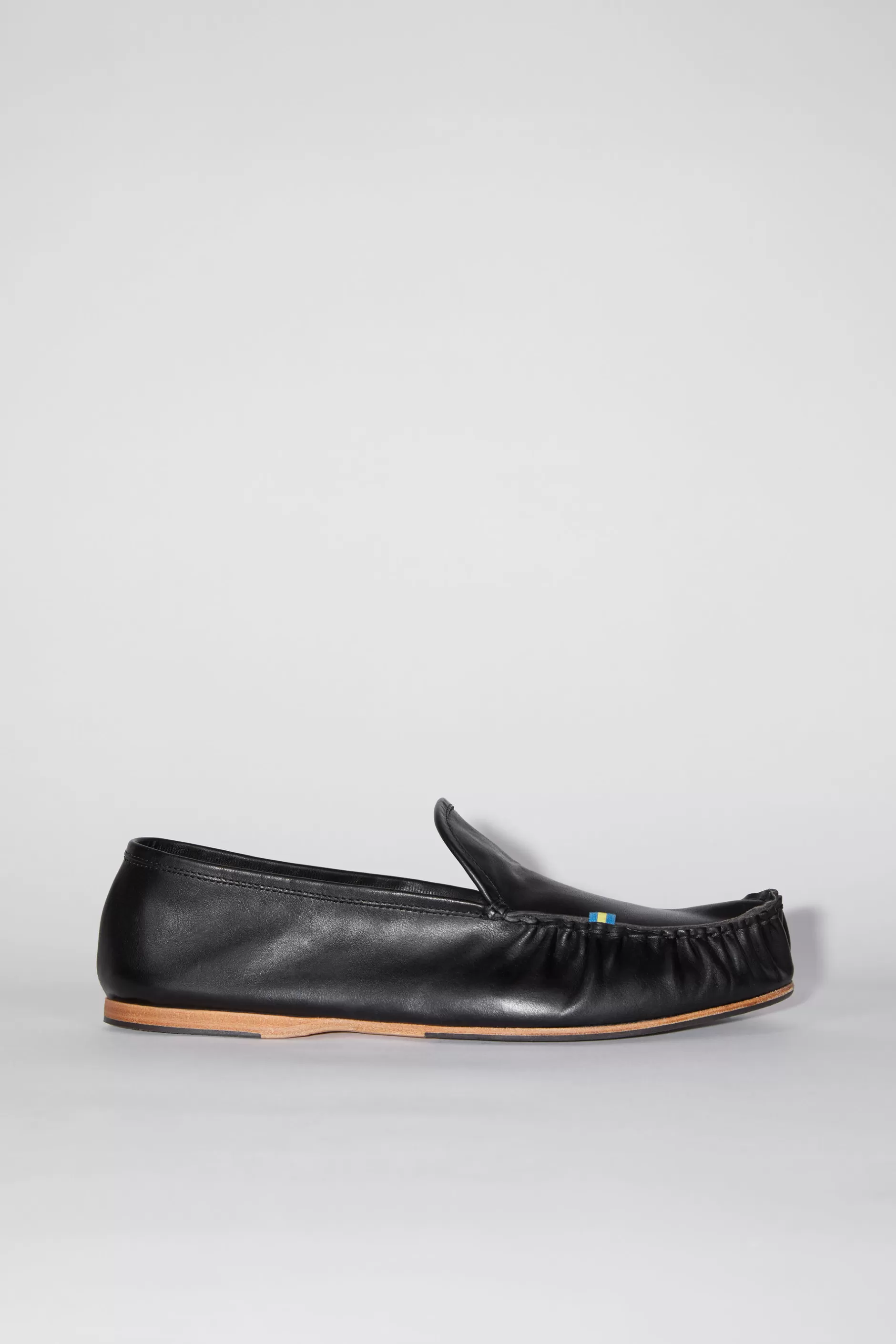 Acne Studios Slip-On-Schuhe Aus Leder Schwarz Outlet