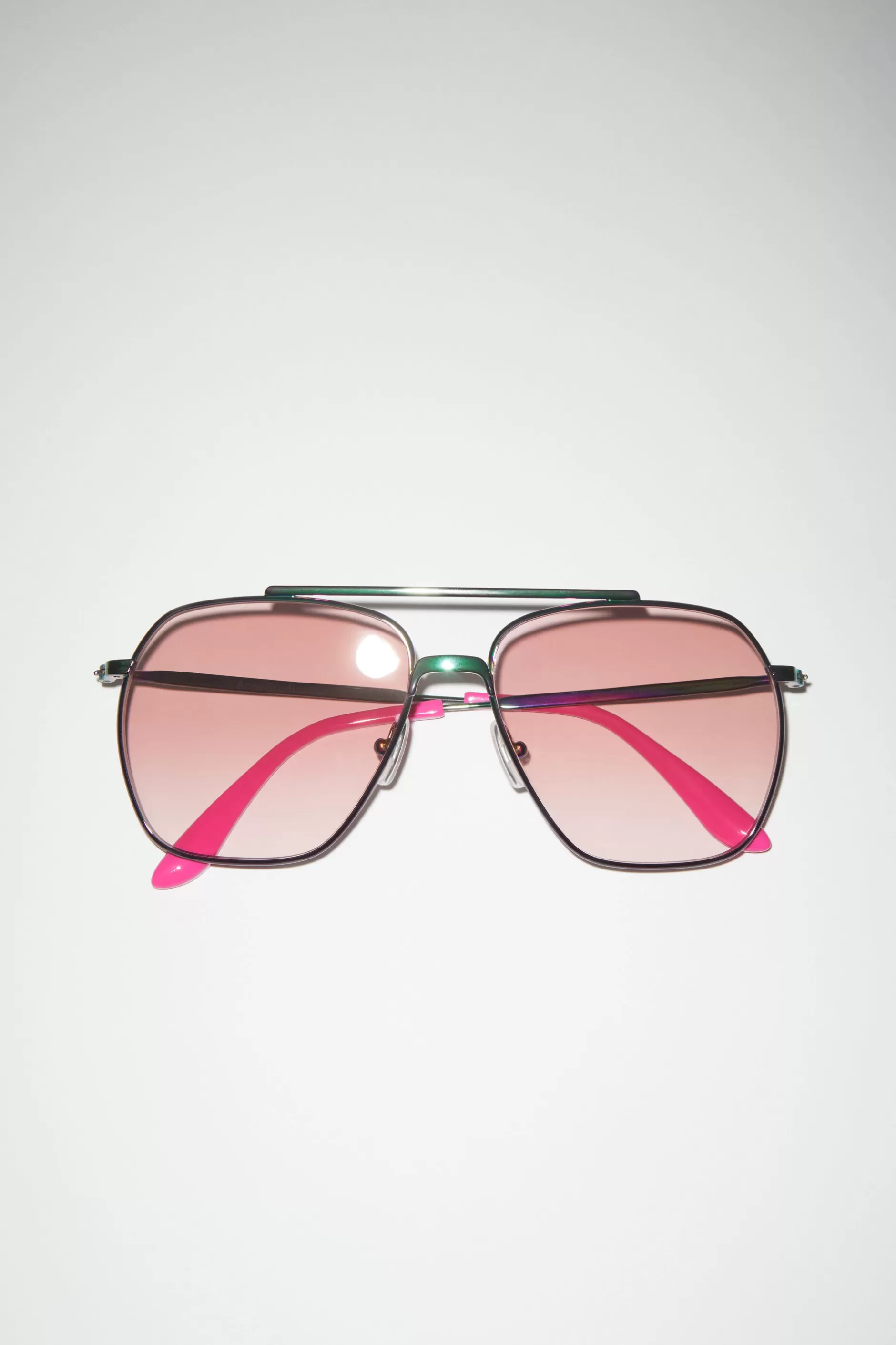 Acne Studios Sonnenbrillen Rosa Multi Flash Sale