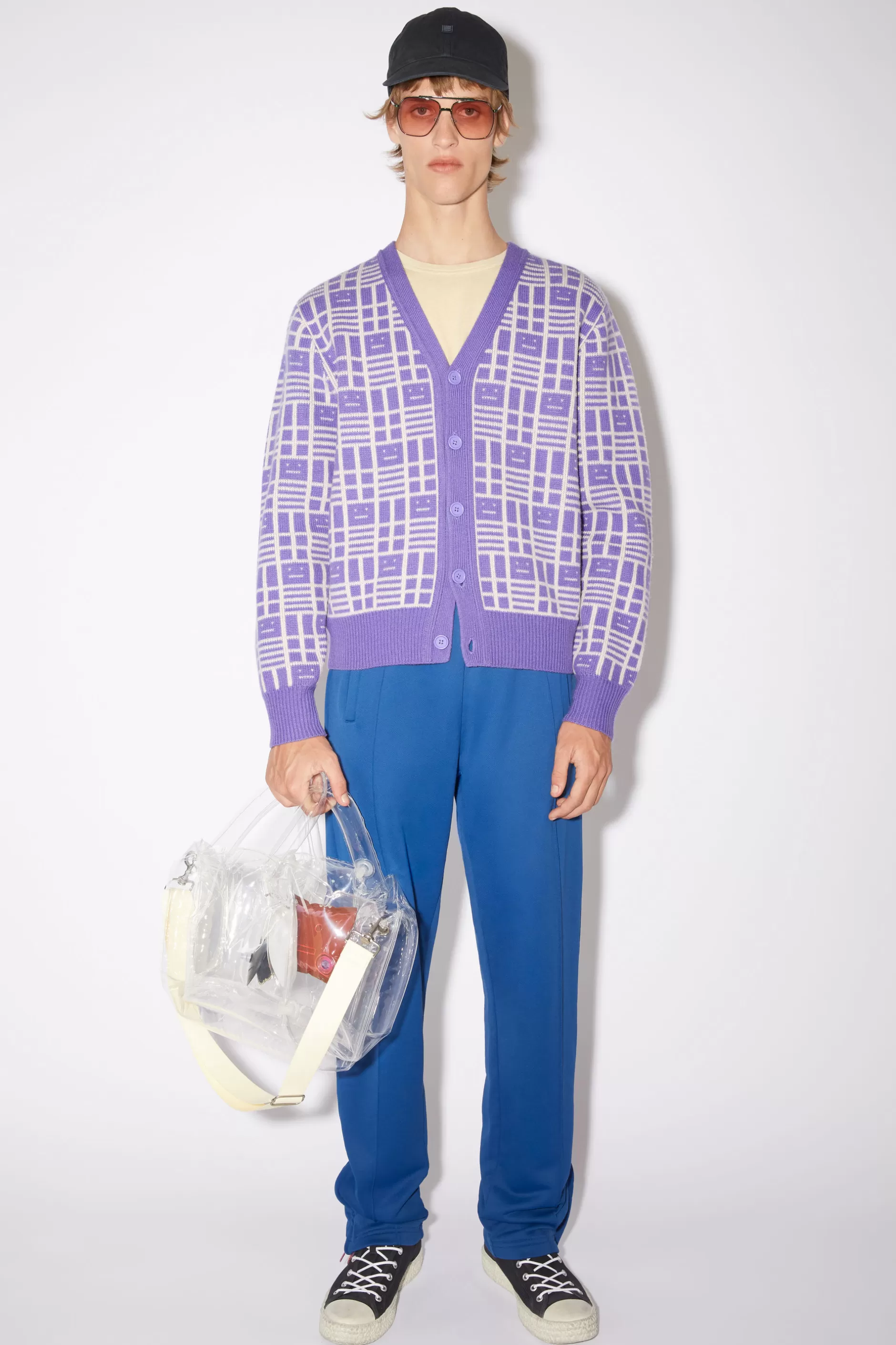 Acne Studios Strick-Cardigan Schwertlilien-Violett Best