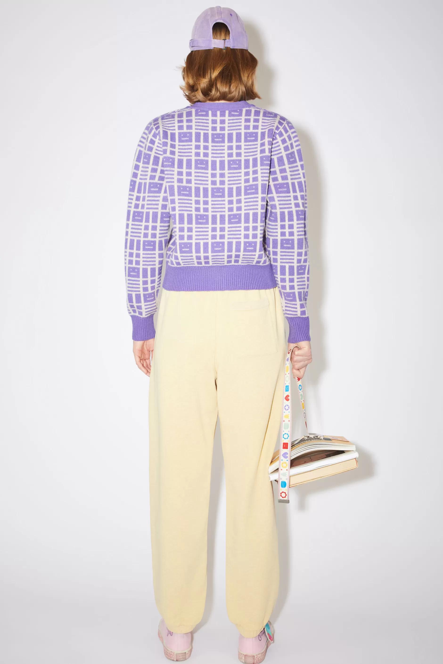 Acne Studios Strick-Cardigan Schwertlilien-Violett Fashion