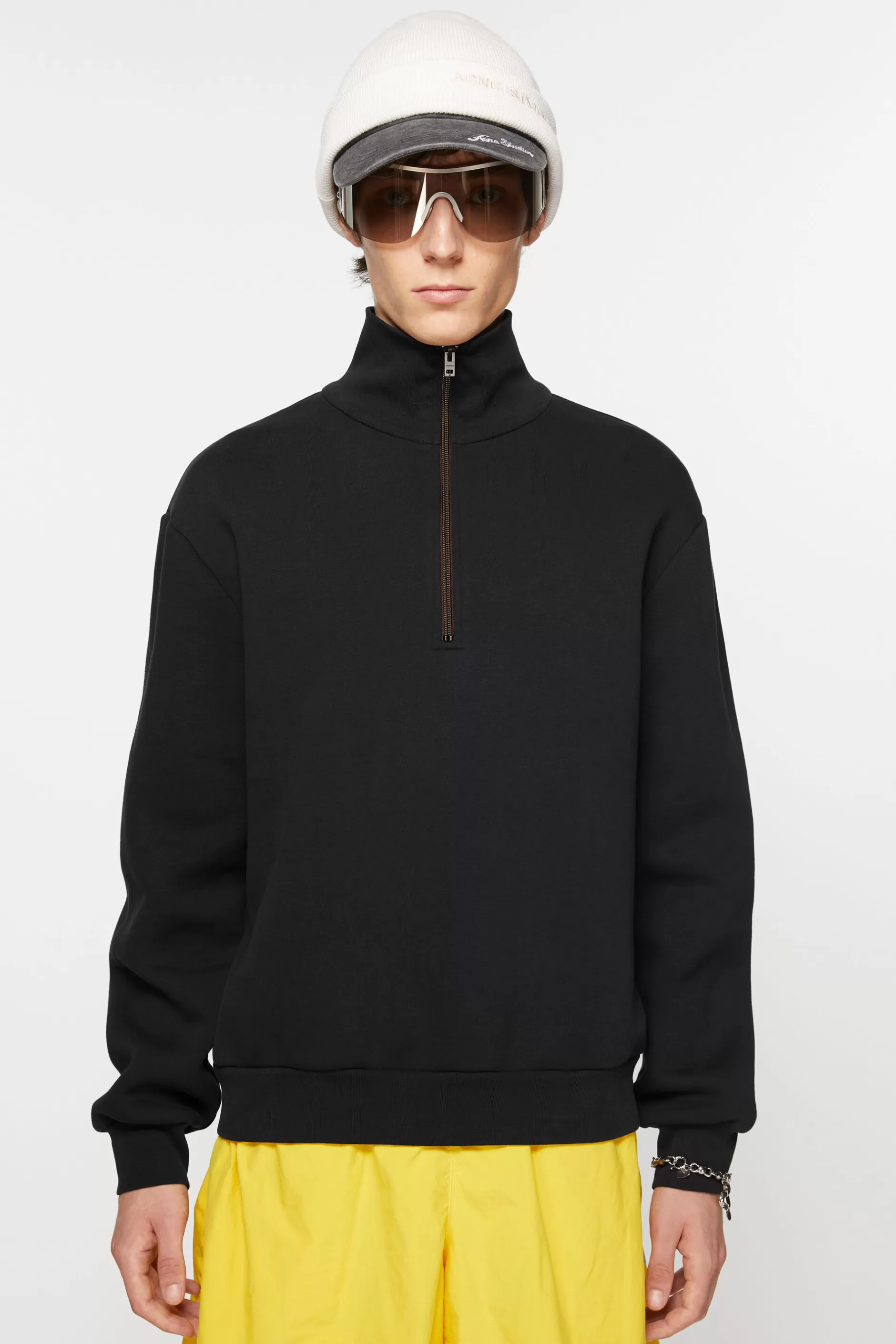 Acne Studios Sweatjacke Mit Reisverschluss Schwarz Discount