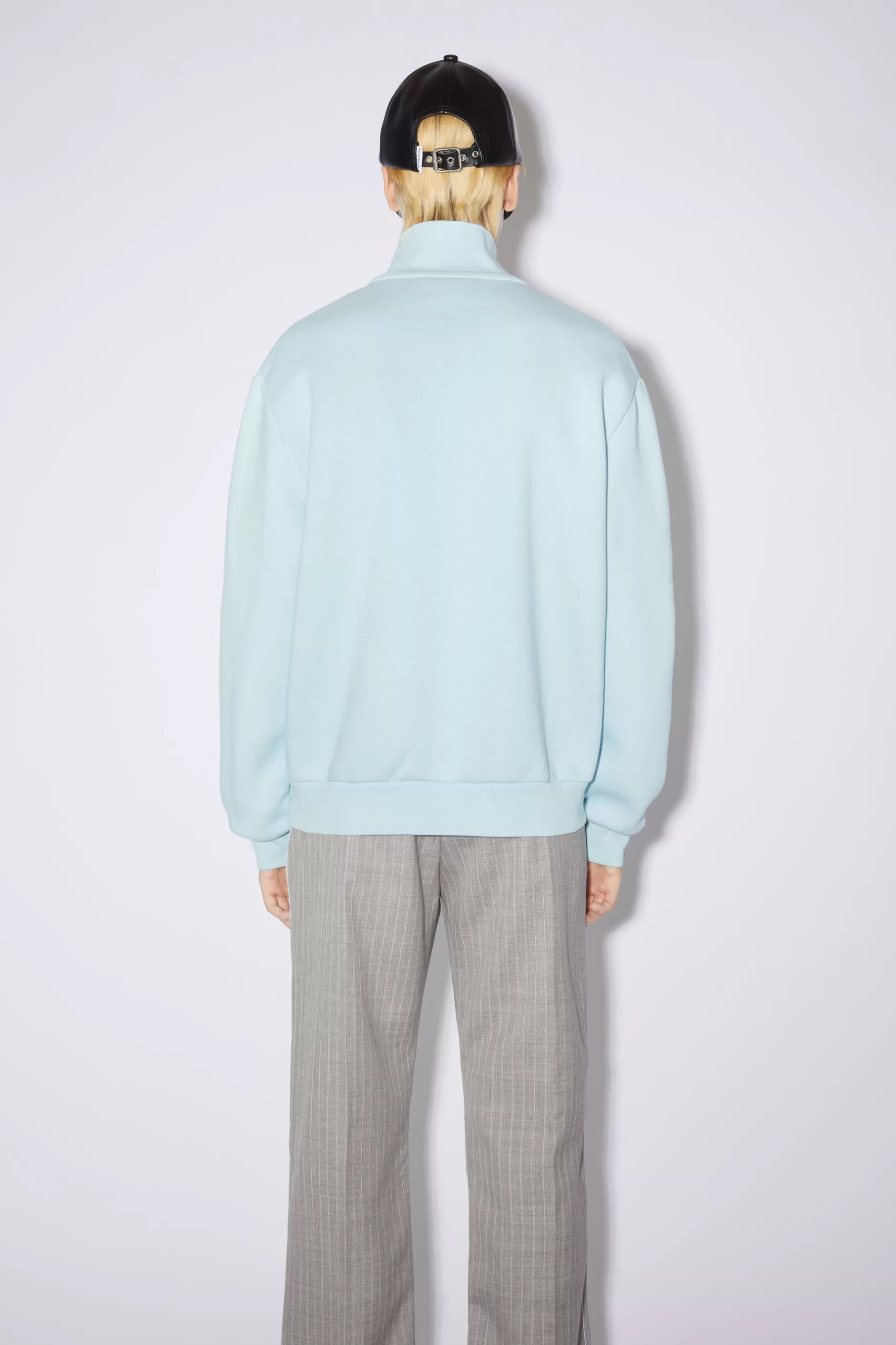 Acne Studios Sweatjacke Mit Reisverschluss Mineralblau Shop