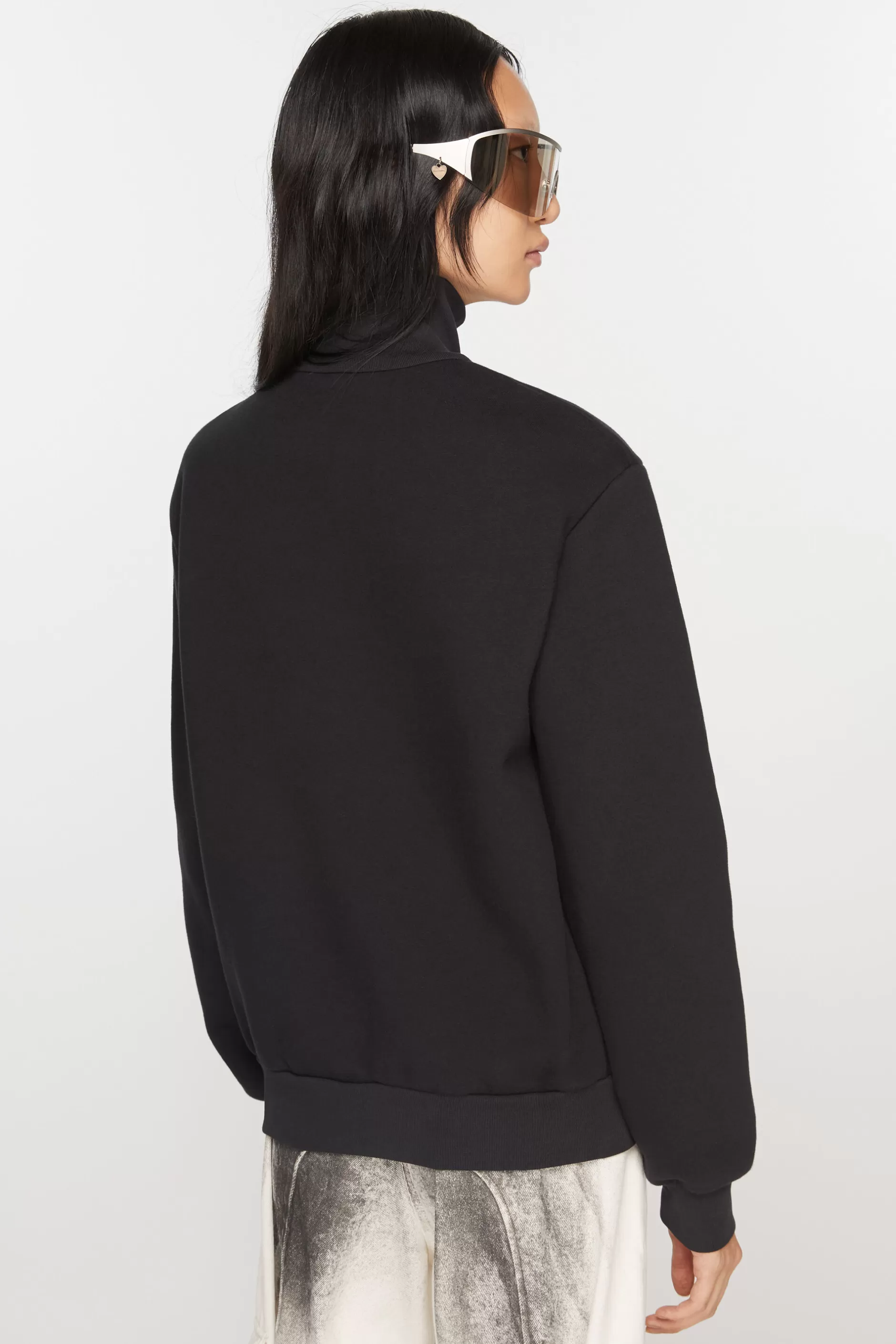 Acne Studios Sweatjacke Mit Reisverschluss Schwarz Shop