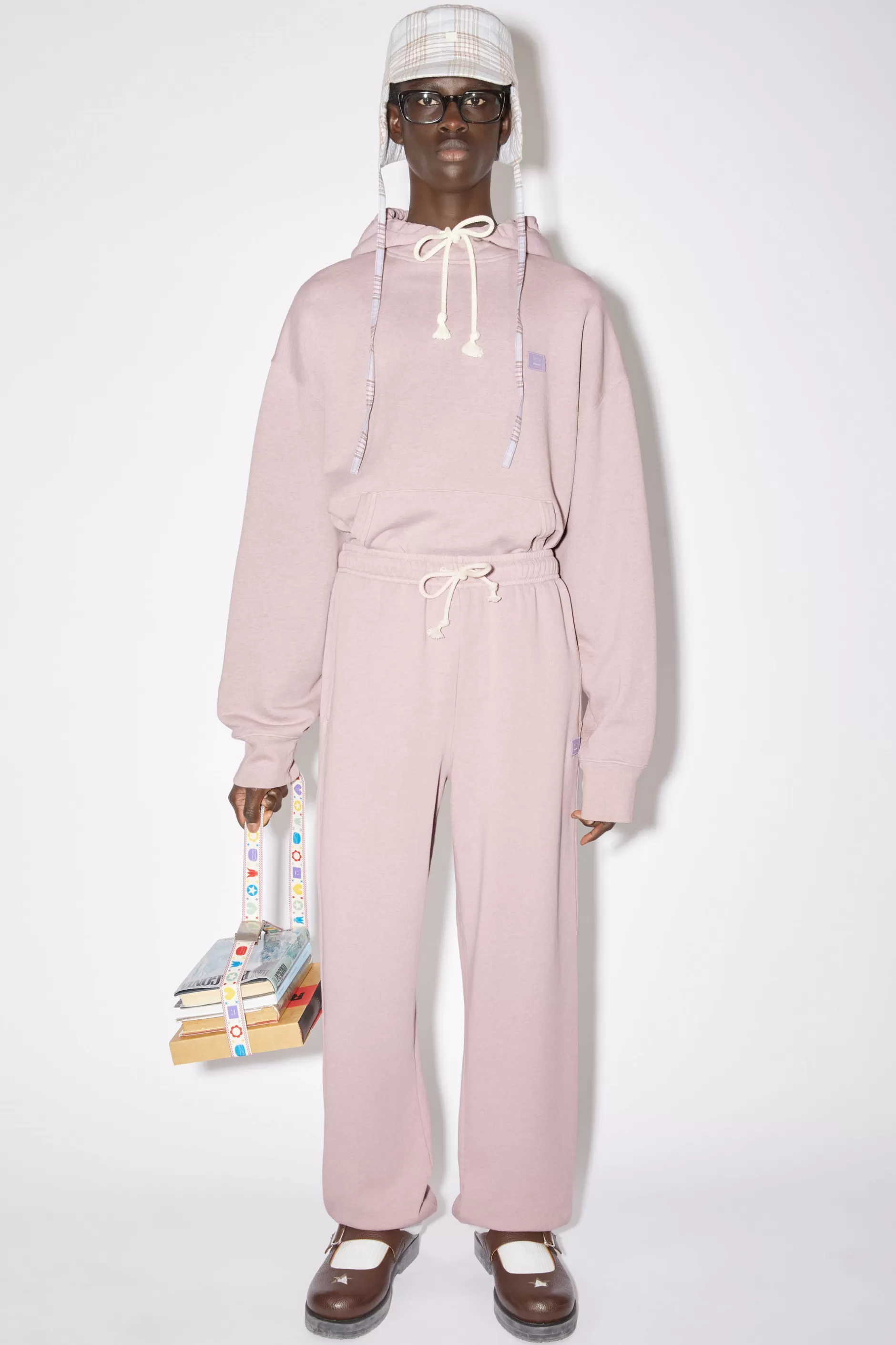 Acne Studios Sweatpants Meliertes Violettrosa Best Sale