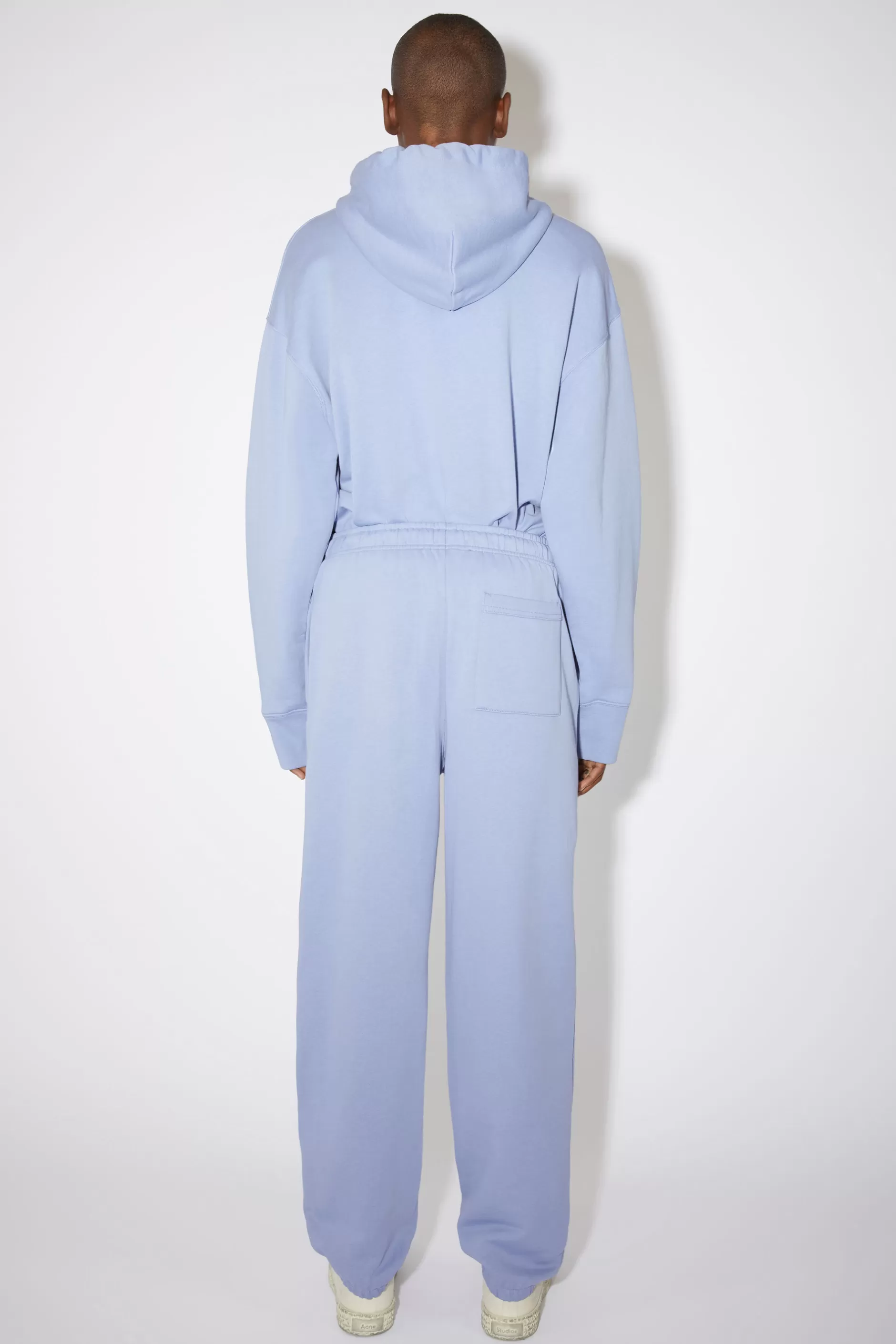 Acne Studios Sweatpants Aus Fleece Blasslila Fashion