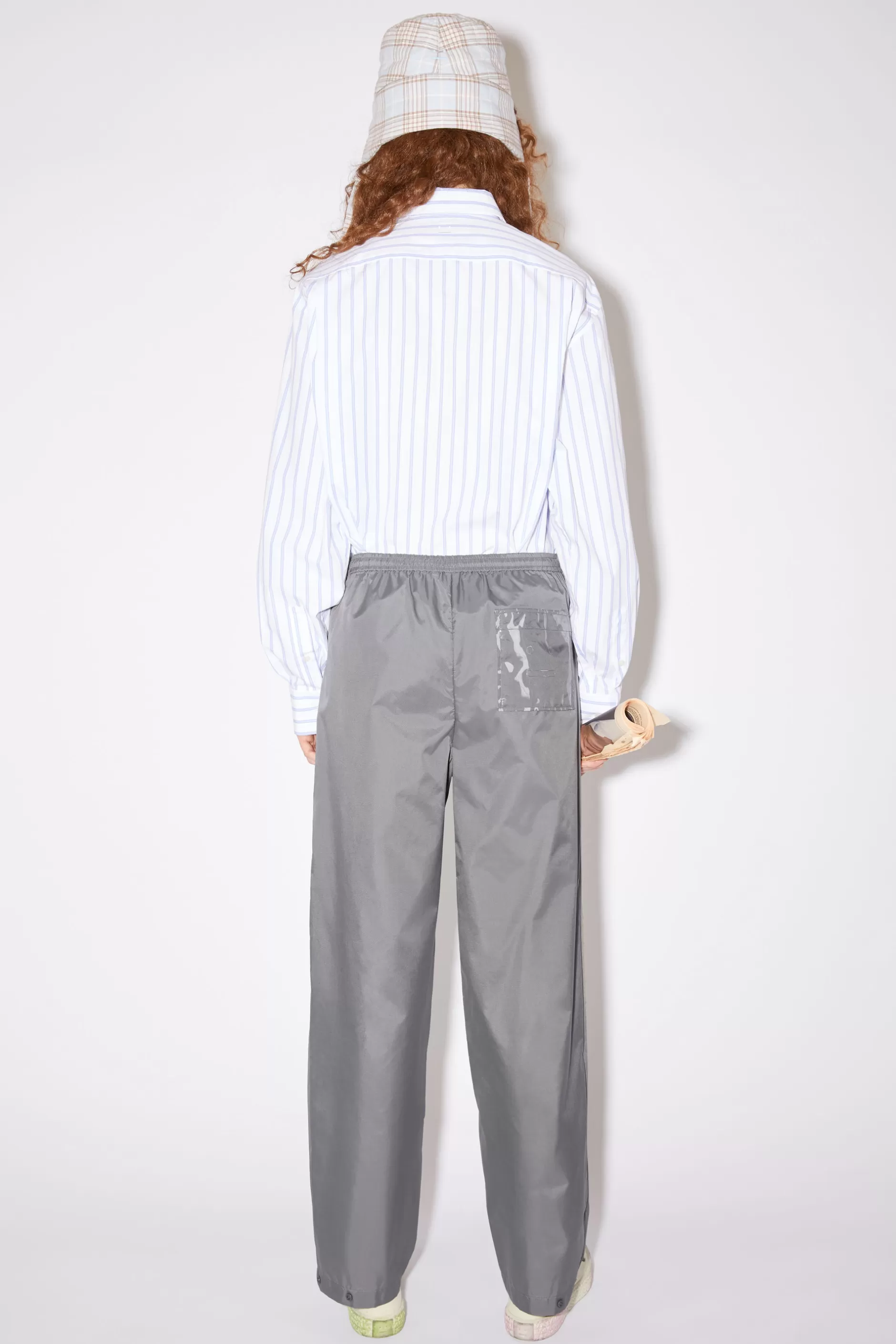 Acne Studios Sweatpants Mit Face-Aufnaher Kohlegrau Fashion