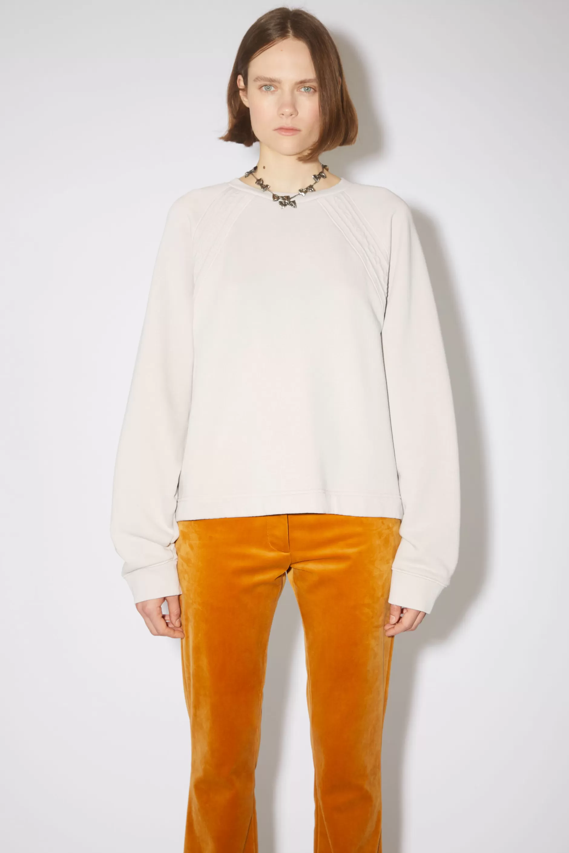 Acne Studios Sweatshirt Mit Logo-Tape Kaltweis Best