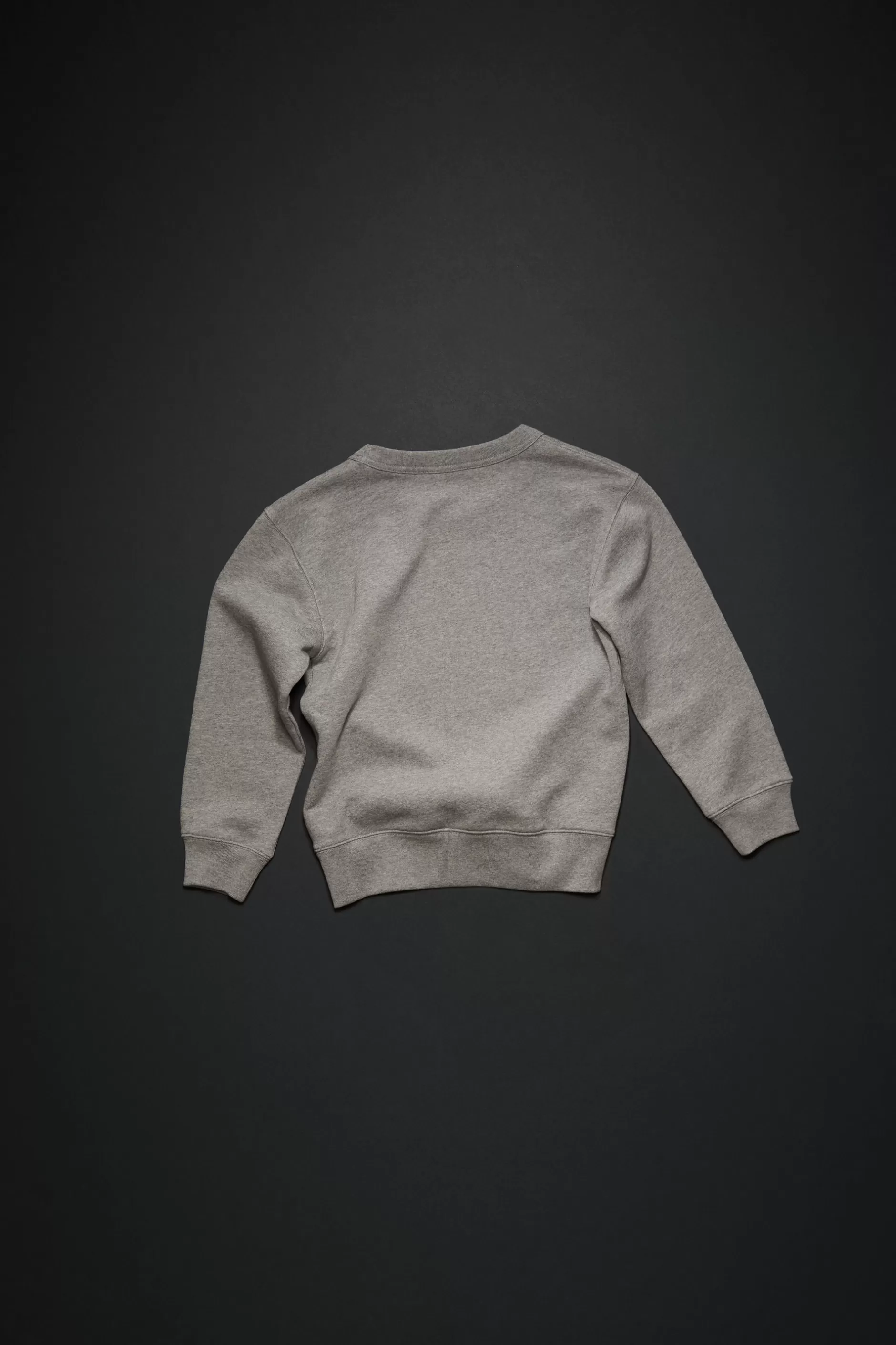 Acne Studios Sweatshirt Mit Rundhalsausschnitt Hellgrau-Meliert Clearance