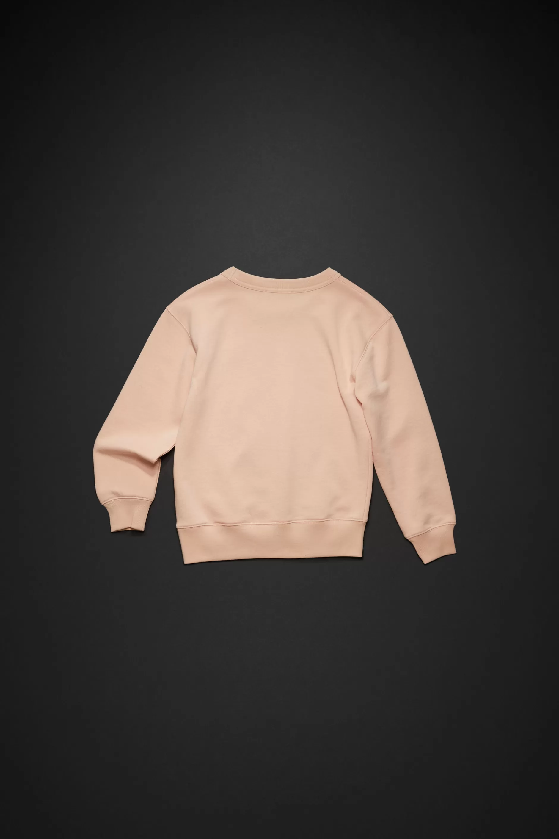 Acne Studios Sweatshirt Mit Rundhalsausschnitt Pudriges Rosa Clearance