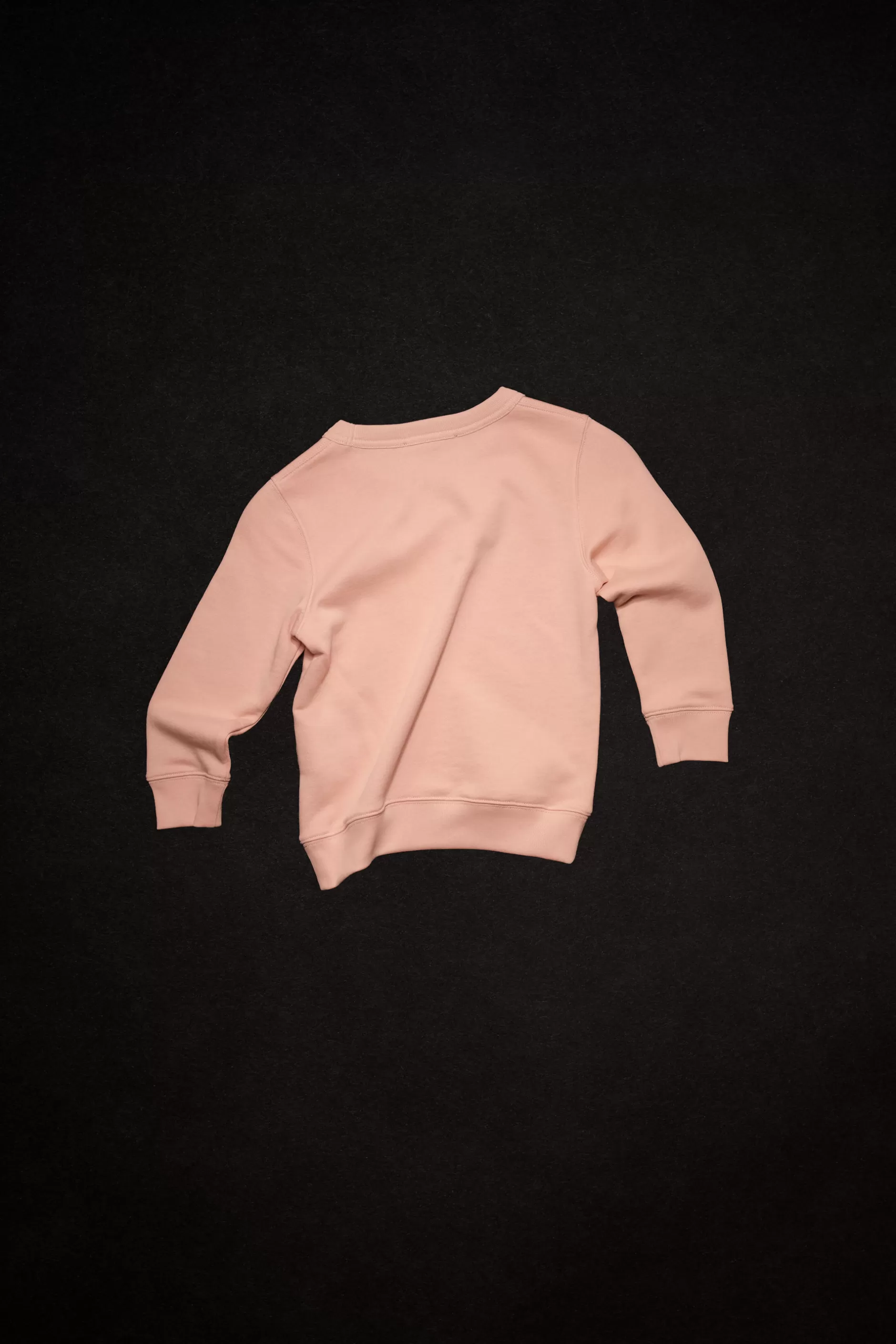 Acne Studios Sweatshirt Mit Rundhalsausschnitt Pudriges Rosa Hot