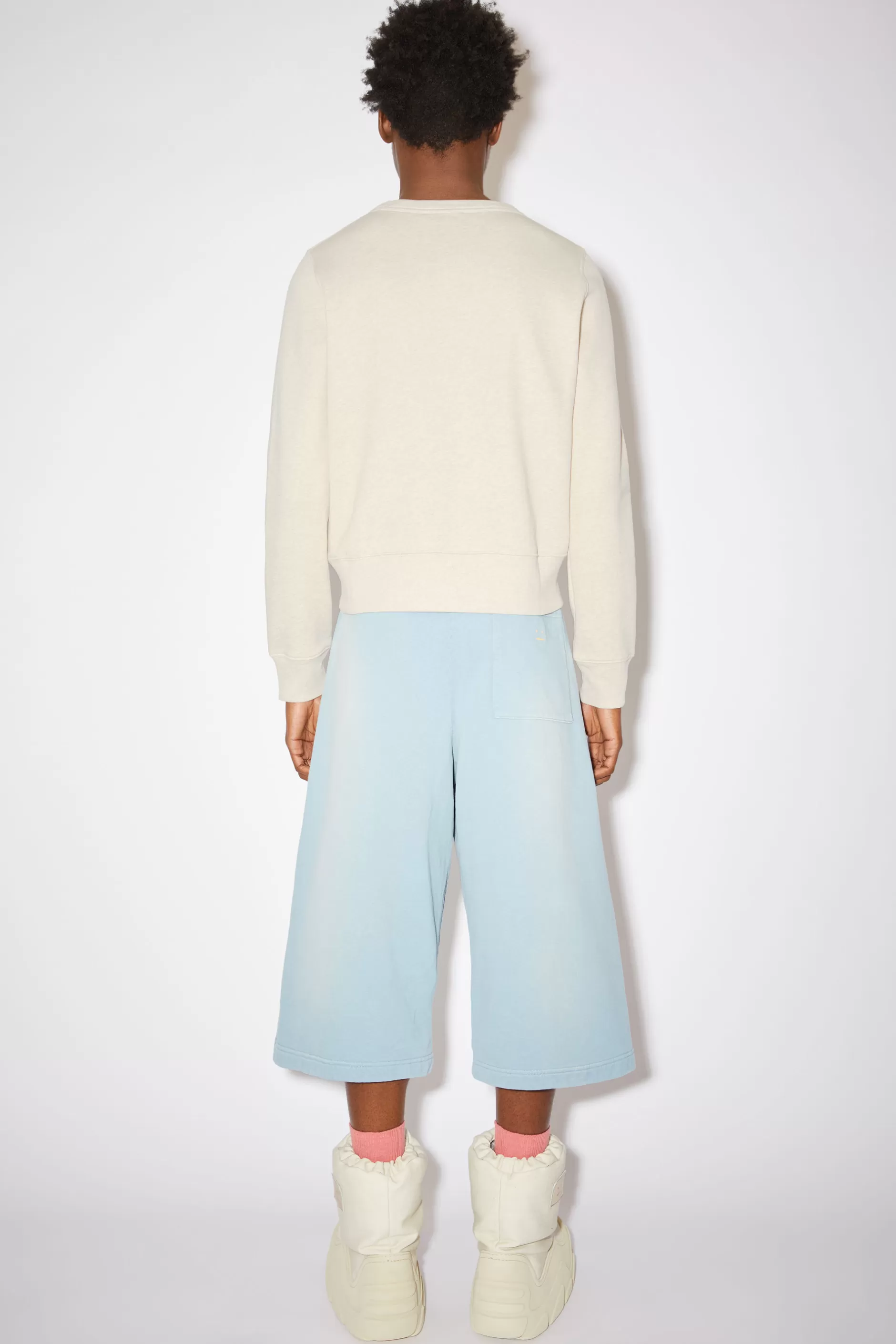 Acne Studios Sweatshirt Mit Rundhalsausschnitt Haferbeige Meliert Online