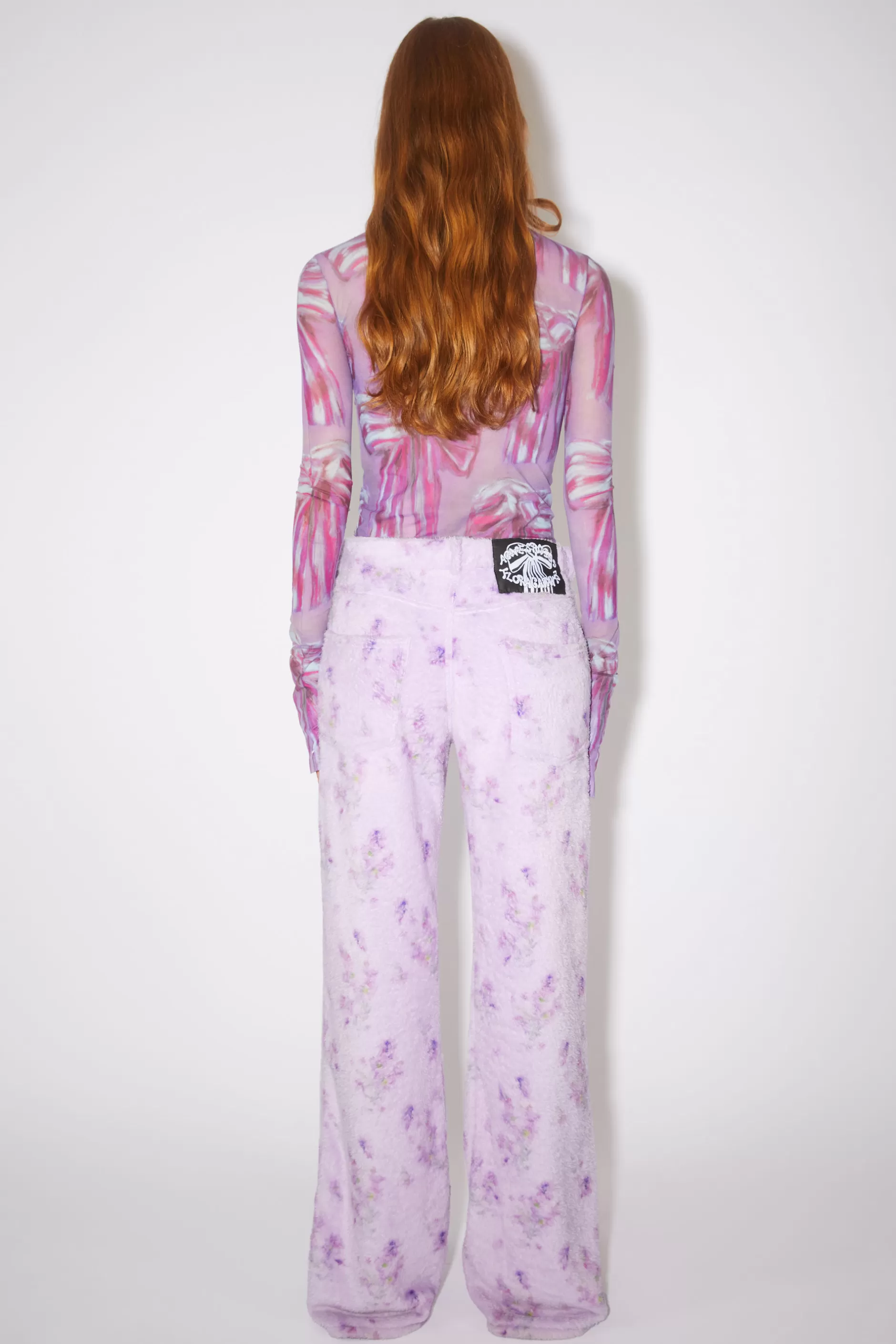 Acne Studios Teddy-Hose Orchideenlila Outlet