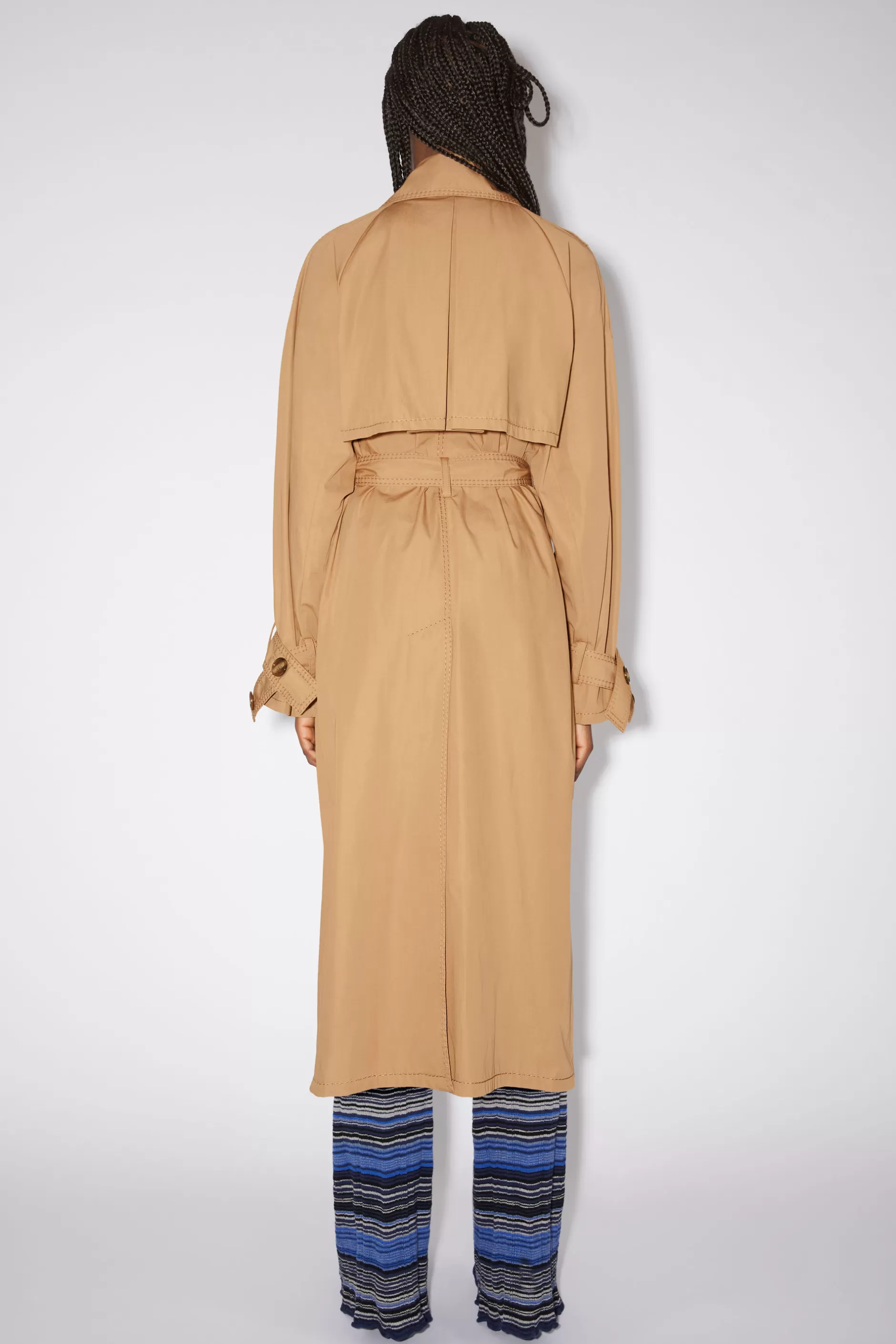 Acne Studios Trenchcoat Khaki-Beige Flash Sale