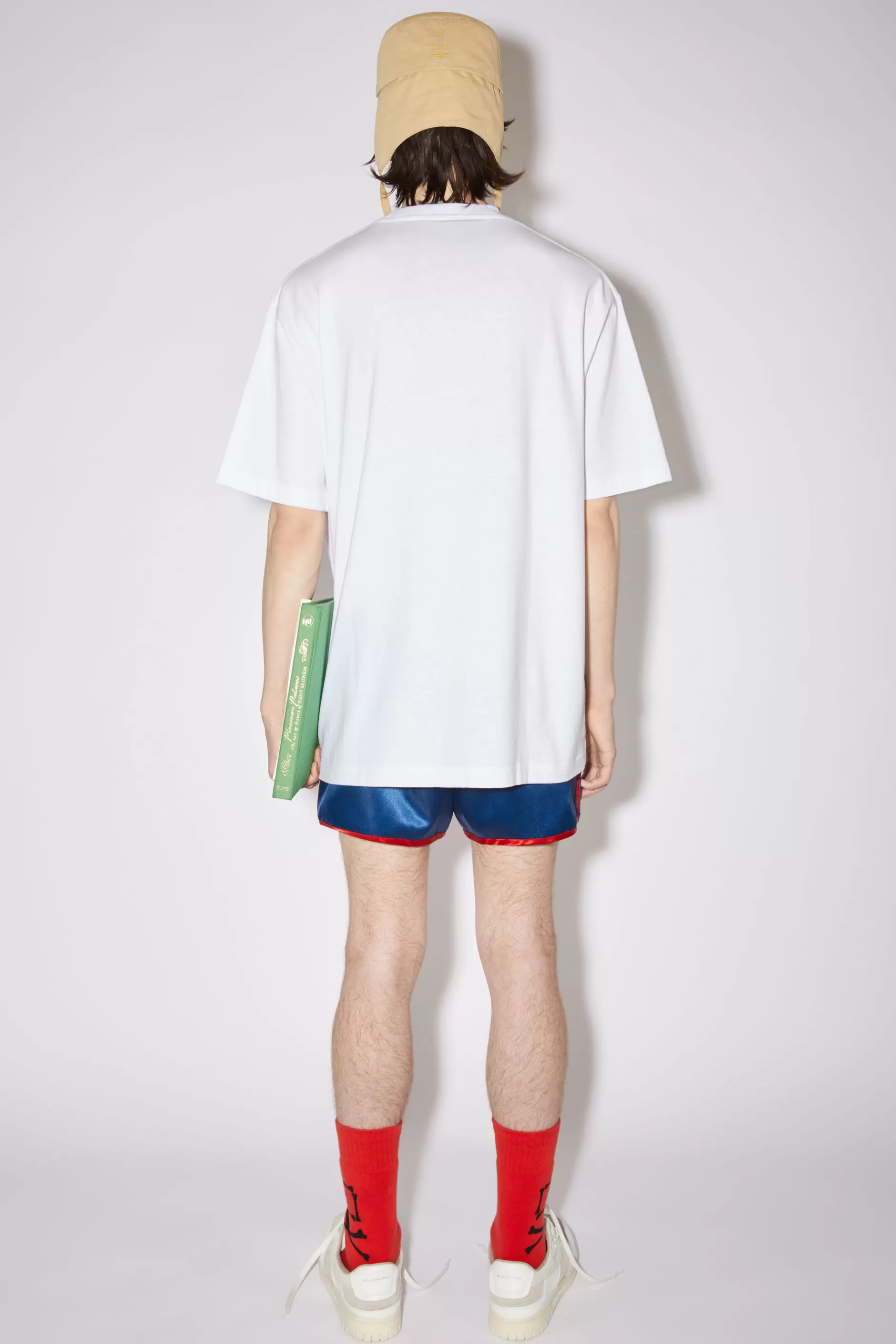 Acne Studios T-Shirt Mit Print Optisches Weis Flash Sale