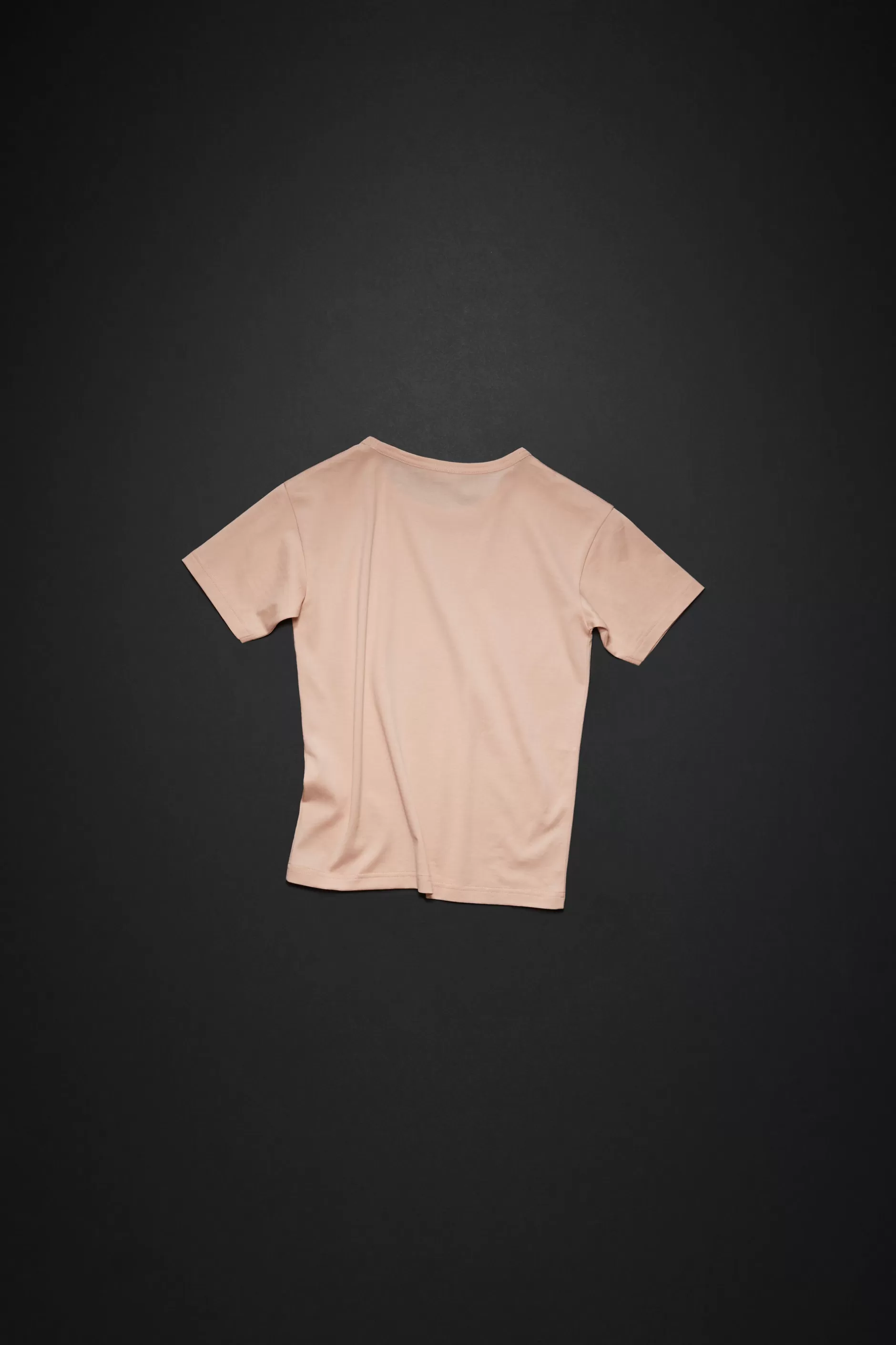 Acne Studios T-Shirt Mit Rundhalsausschnitt Pudriges Rosa Online