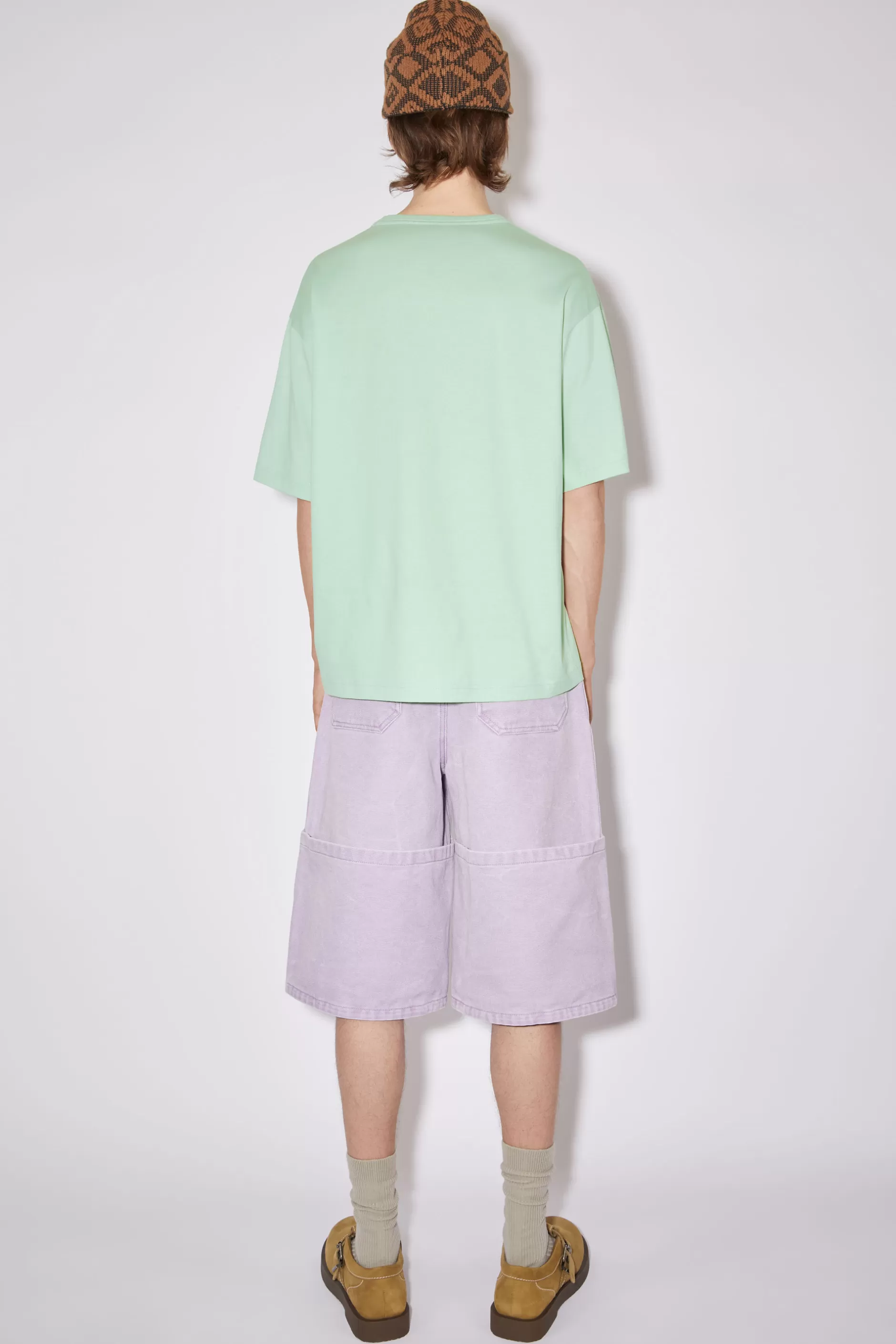 Acne Studios T-Shirt Mit Rundhalsausschnitt Zartgrun Fashion