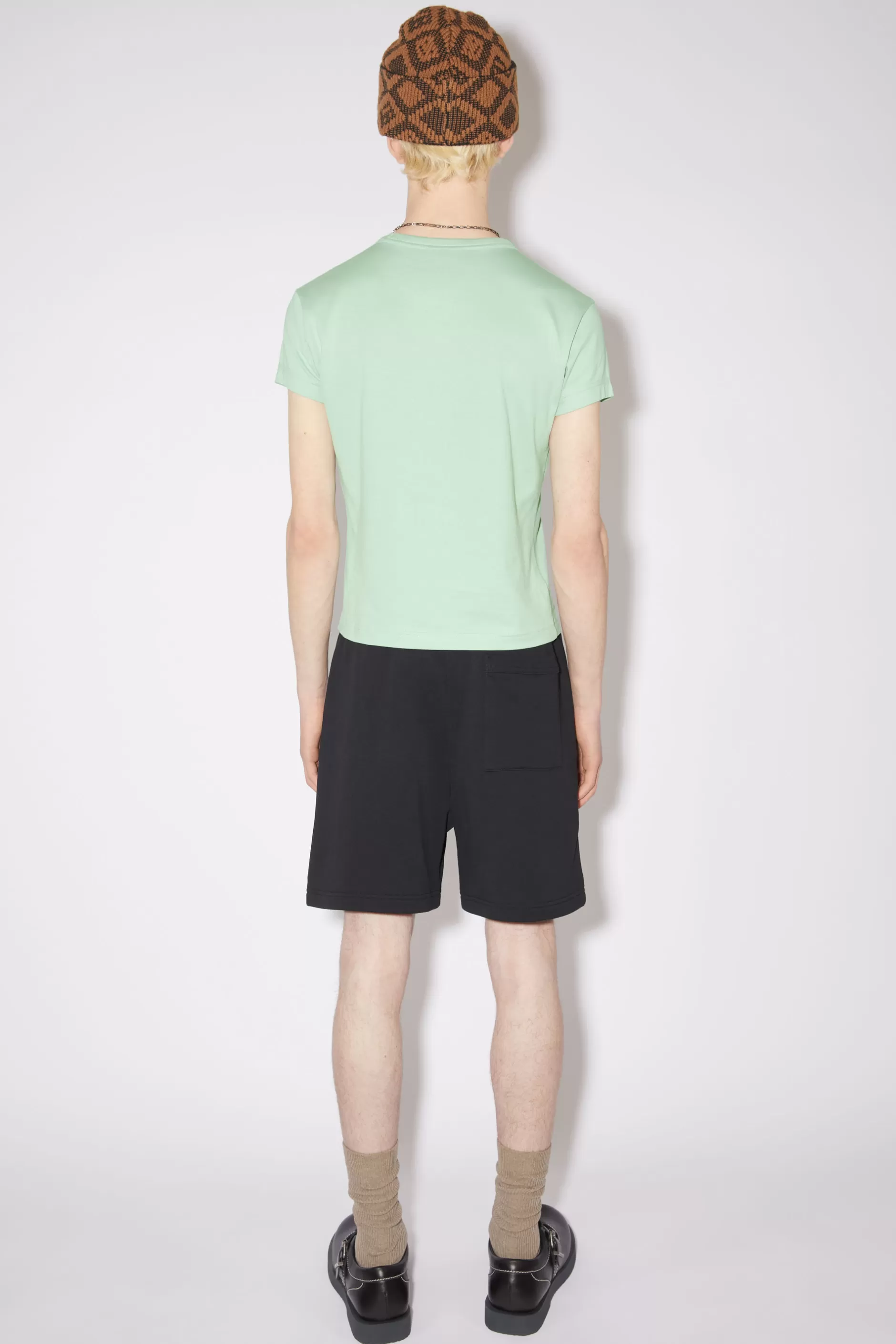 Acne Studios T-Shirt Mit Rundhalsausschnitt Zartgrun Sale