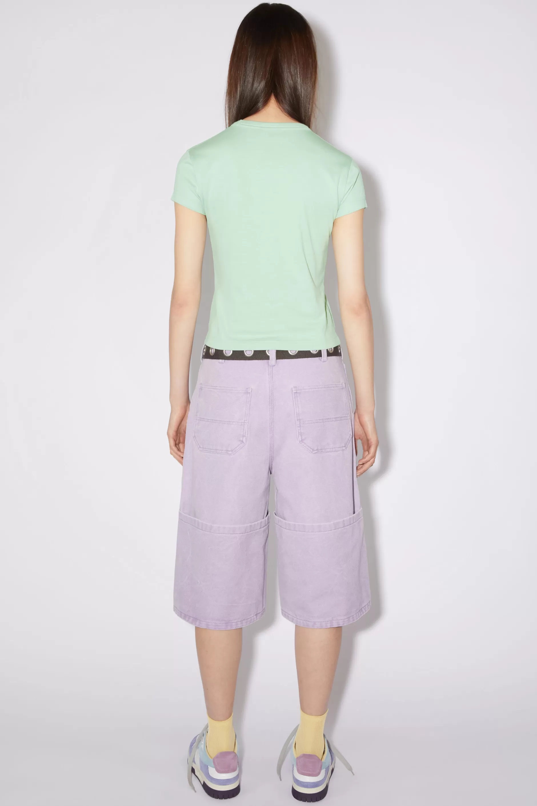 Acne Studios T-Shirt Mit Rundhalsausschnitt Zartgrun Online