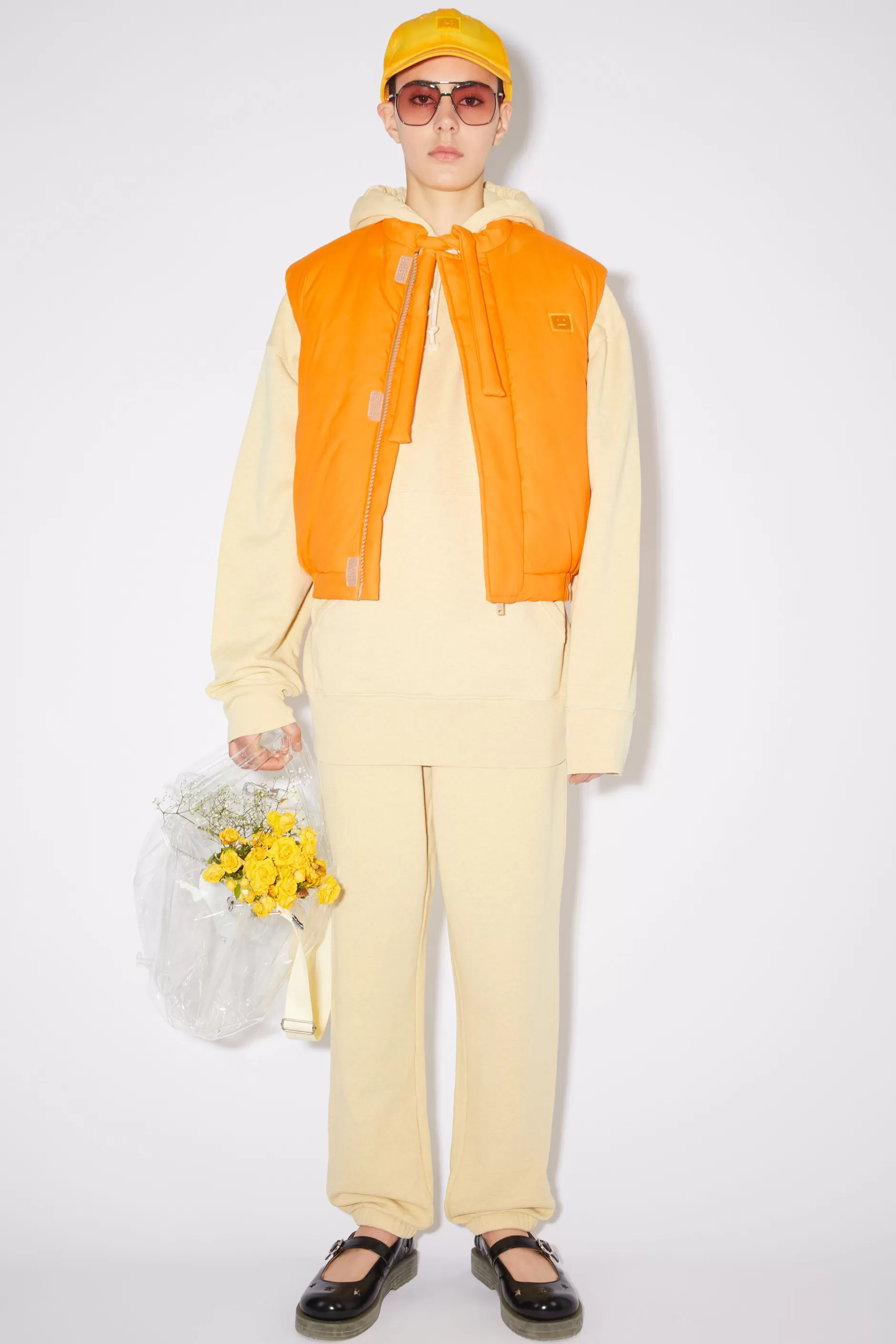 Acne Studios Warmereaktive Weste Orange/Gelb Cheap