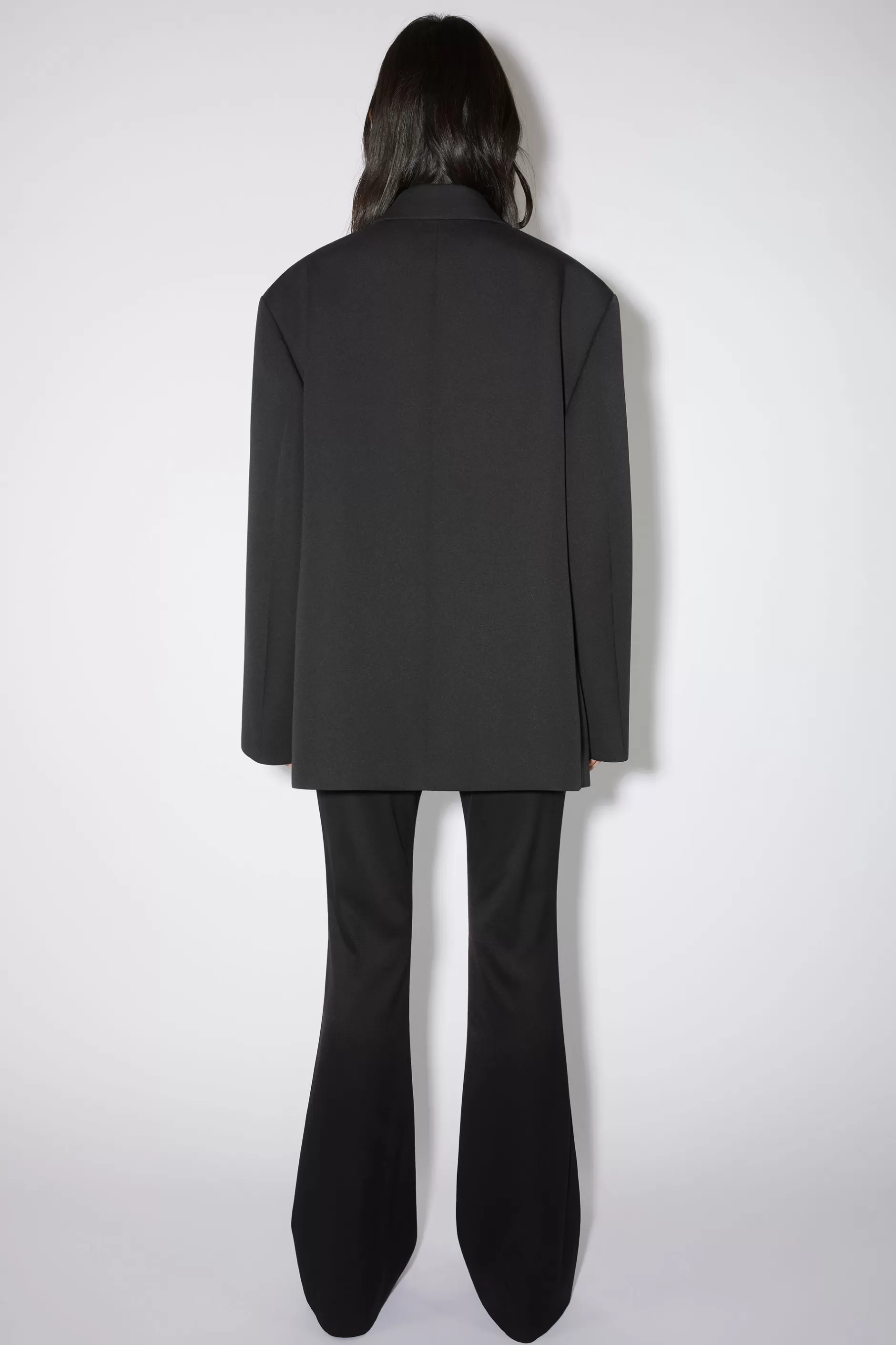 Acne Studios Zweireihiger Blazer Schwarz Online