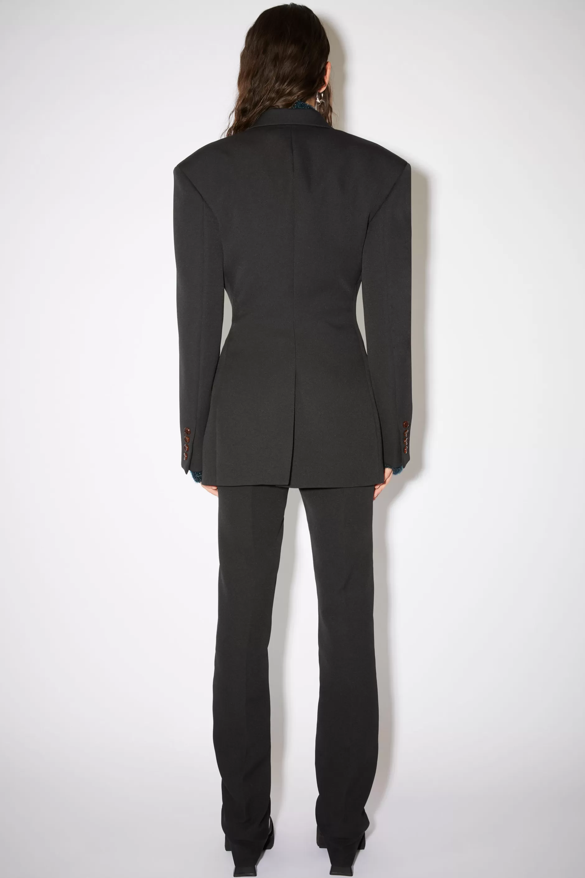 Acne Studios Zweireihiger Blazer Schwarz Best